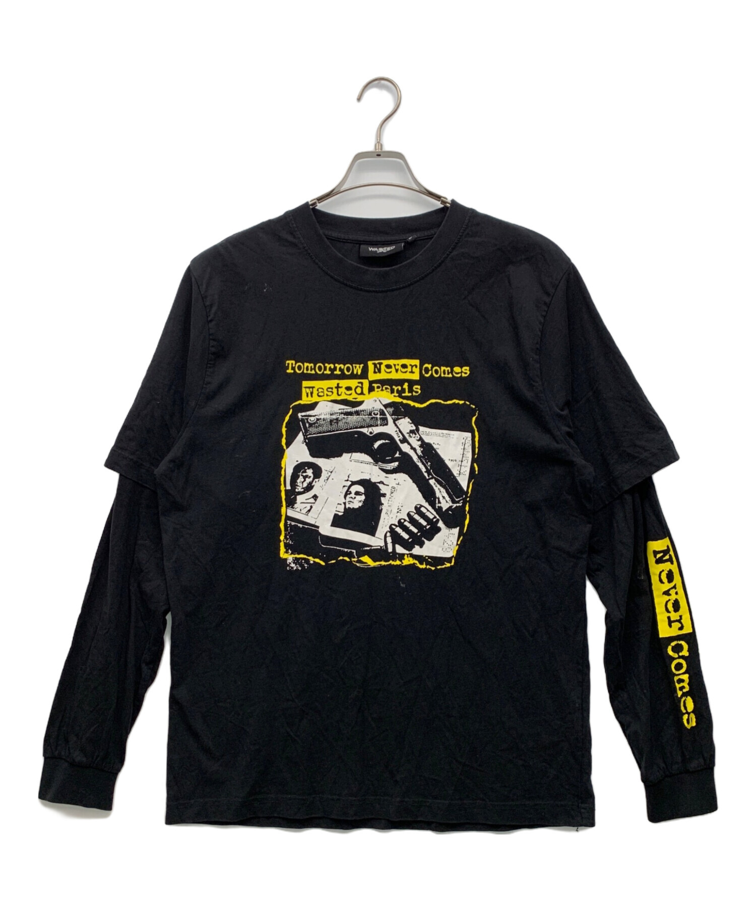 中古・古着通販】WASTED PARIS (ウェイステッドパリス) 長袖カットソー 