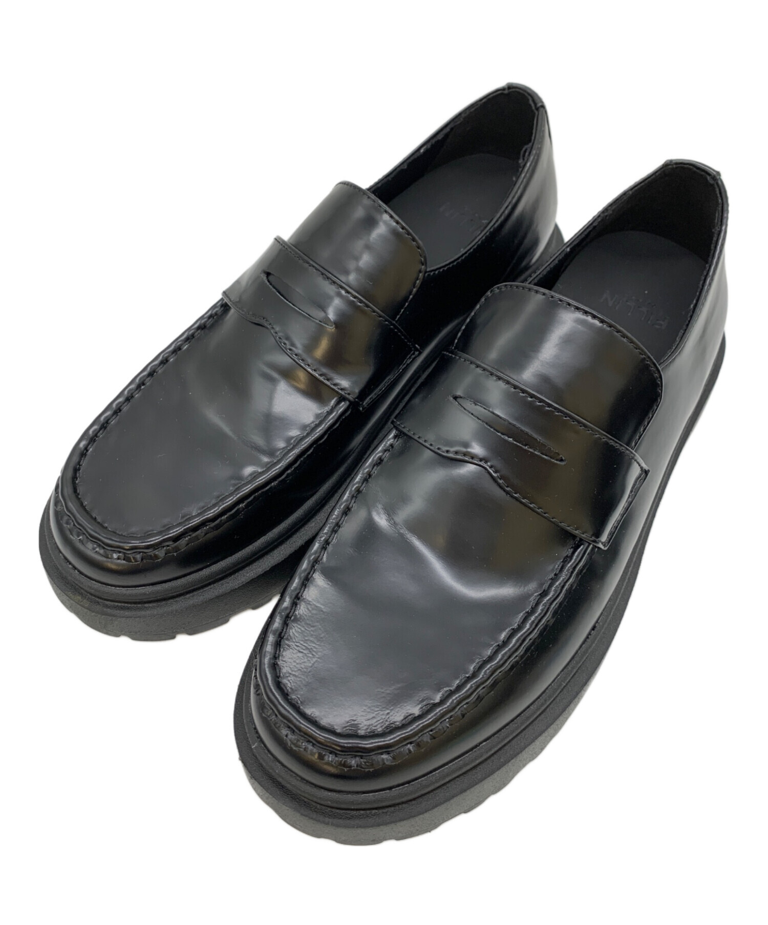 中古・古着通販】FILLIN (フィルイン) ローファー ブラック サイズ:28