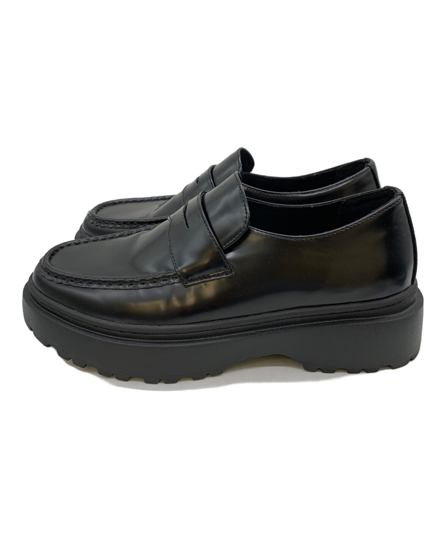 中古・古着通販】FILLIN (フィルイン) ローファー ブラック