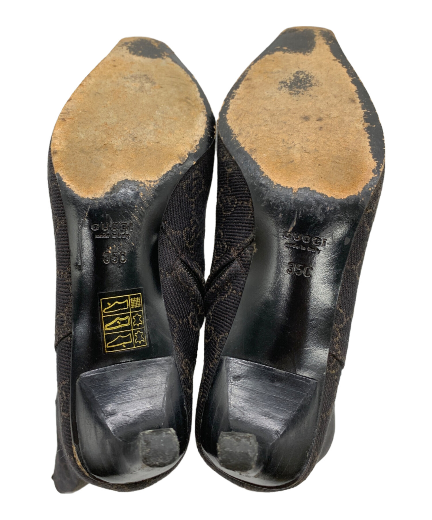 中古・古着通販】GUCCI (グッチ) ブーツ ブラウン サイズ:35C