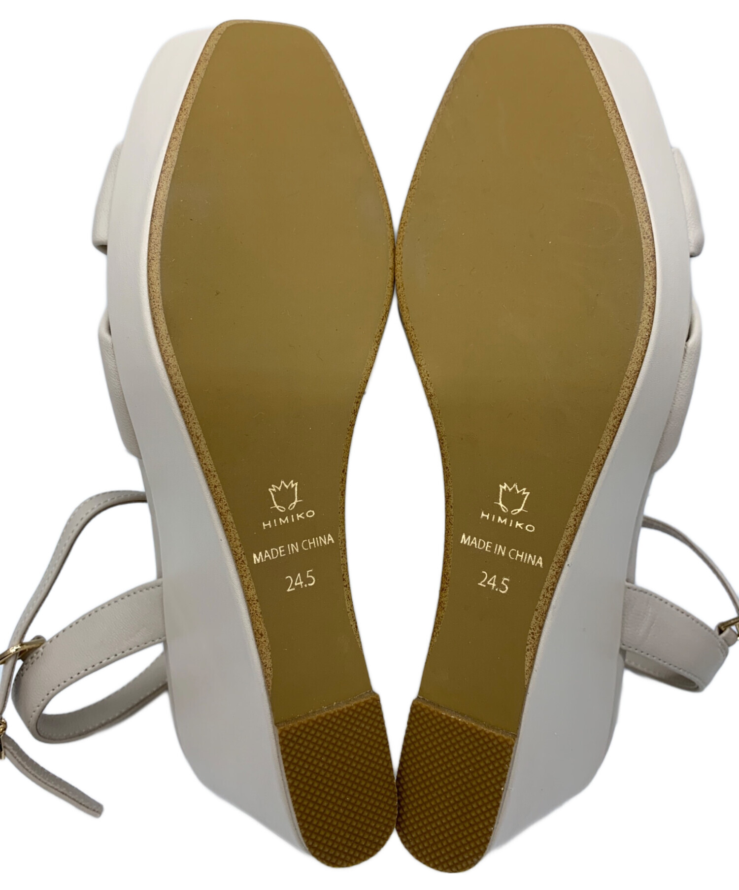 中古・古着通販】卑弥呼 (ヒミコ) サンダル アイボリー サイズ:24.5