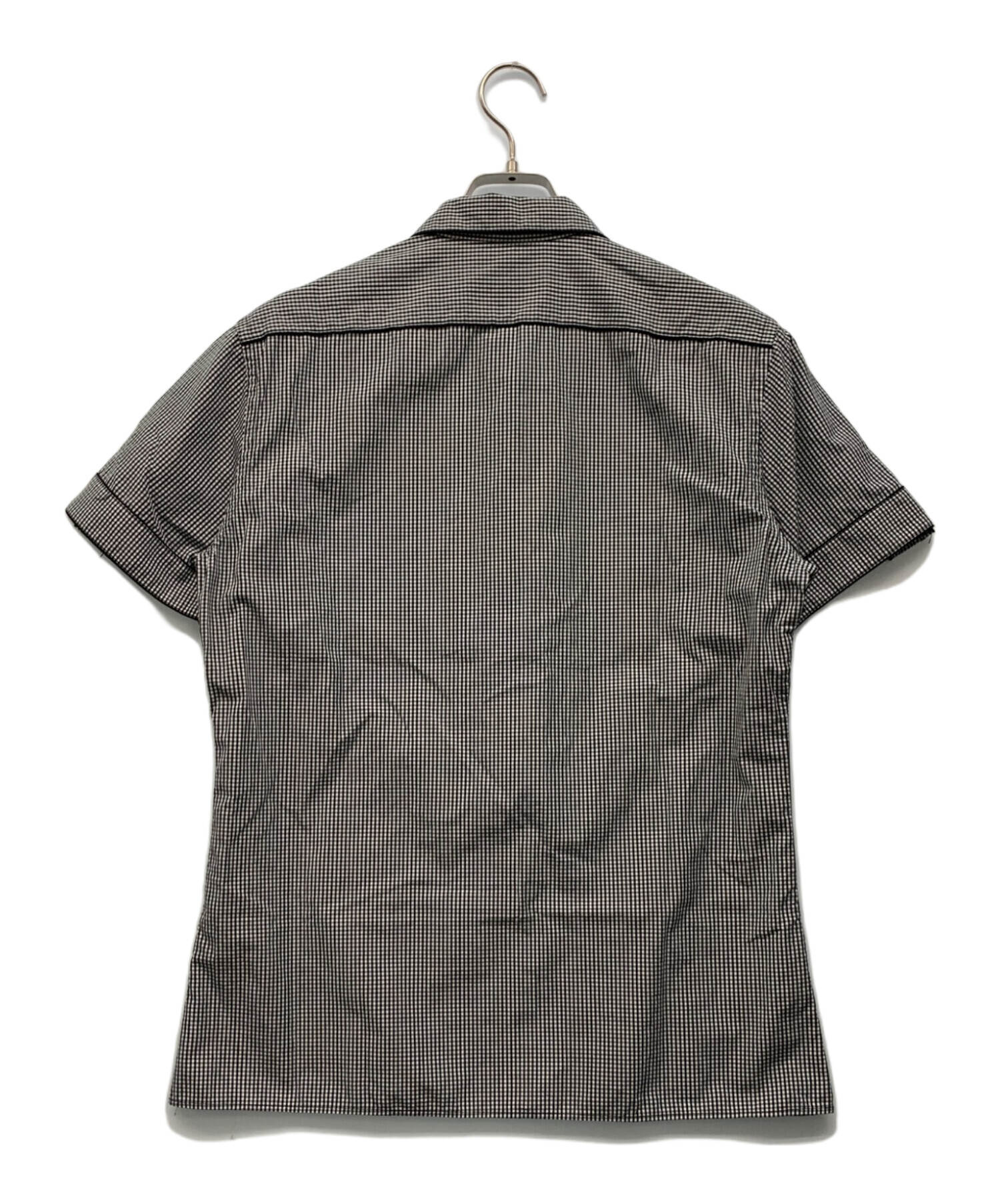 中古・古着通販】GUCCI (グッチ) 半袖シャツ ブラック サイズ:40 
