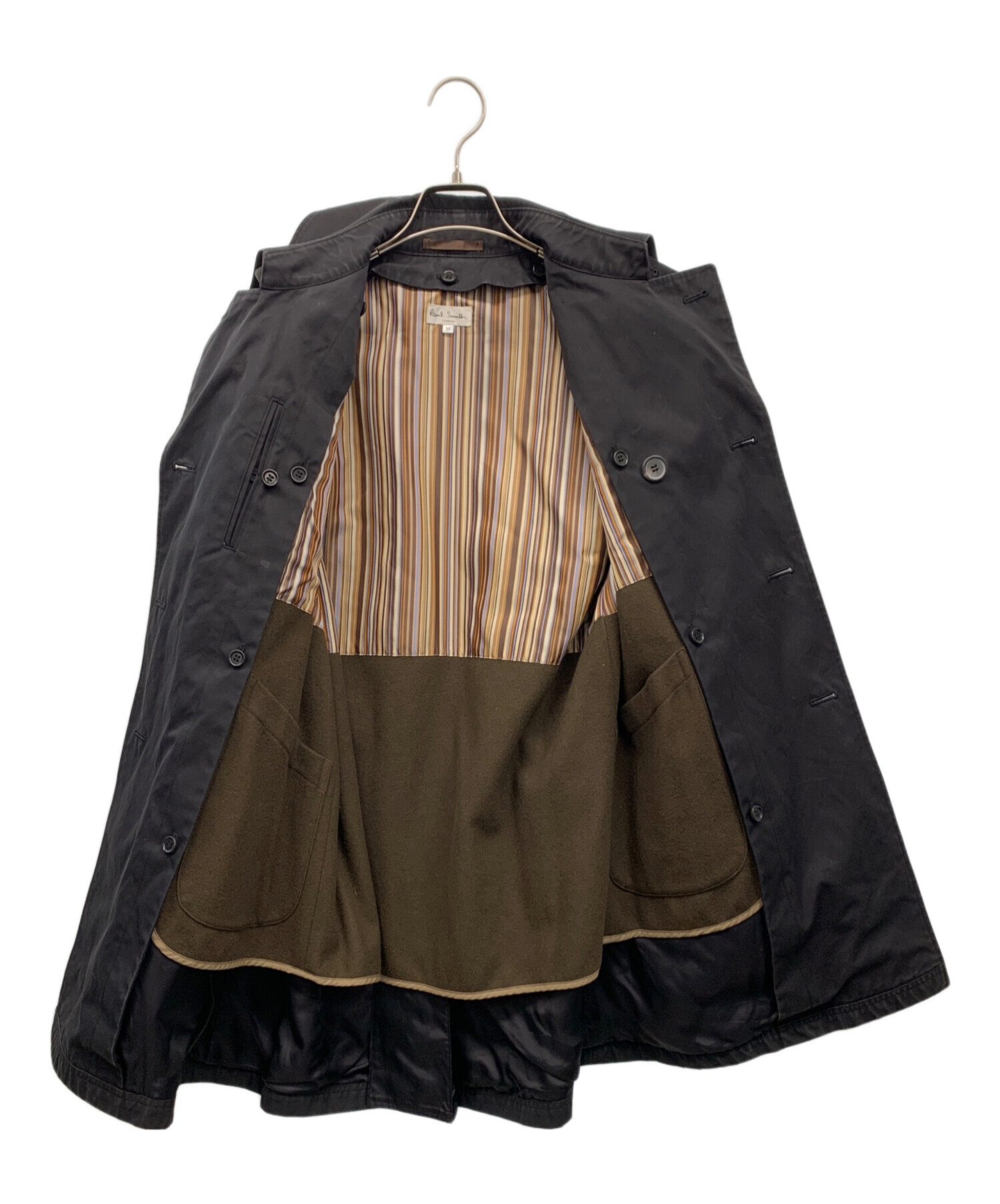 中古・古着通販】Paul Smith (ポールスミス) トレンチコート ブラック