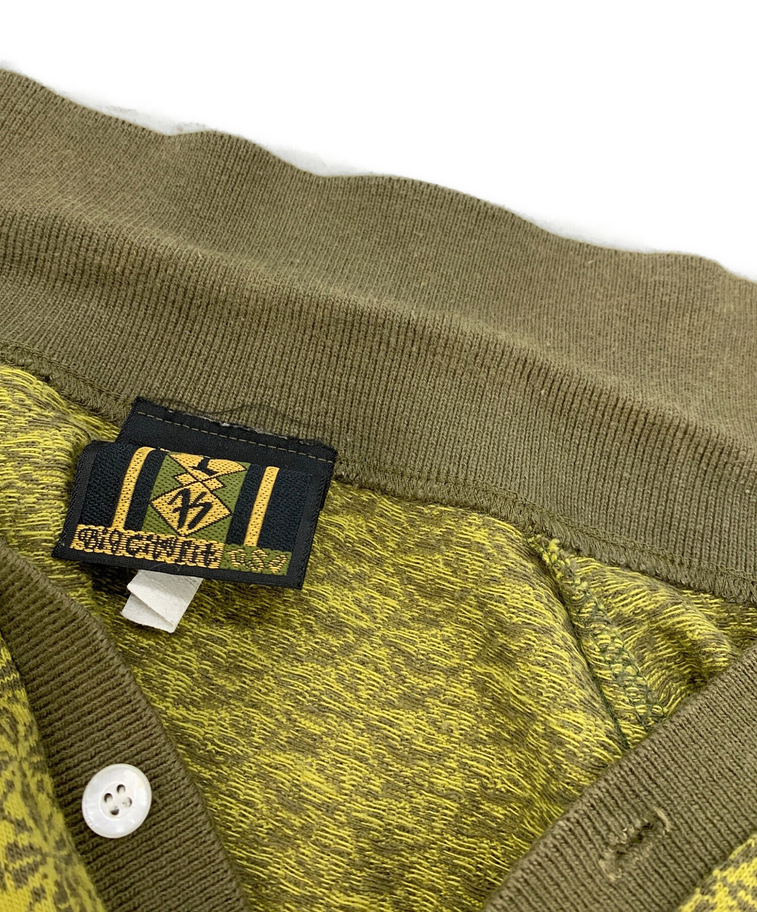 中古・古着通販】KIK WEAR (キックウェアー) ポロシャツ オリーブ 