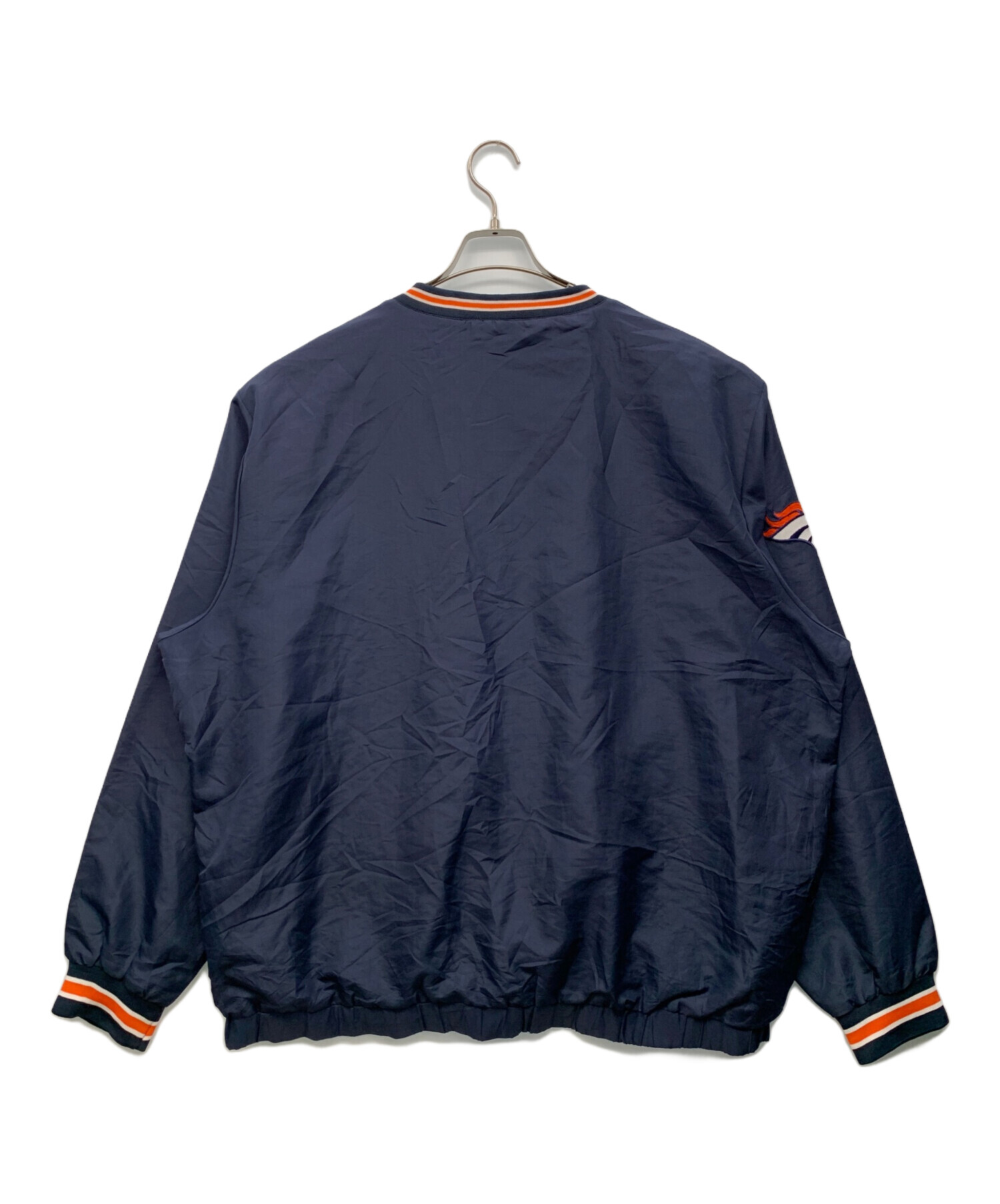 中古・古着通販】NFL (エヌエフエル) ナイロンプルオーバー ネイビー 
