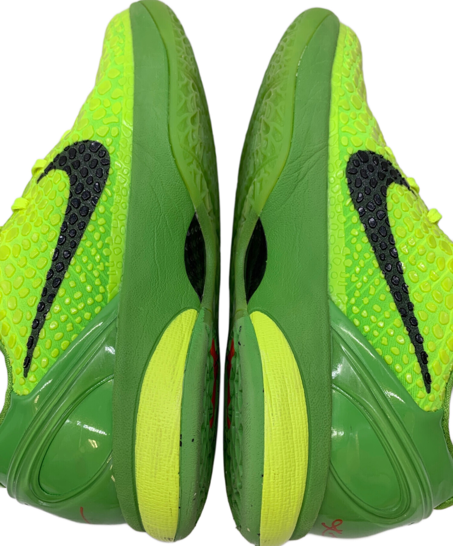 Nike ZoomX バスケットシューズ グリーン/イエロー 中古・古着通販】NIKE (ナイキ) バスケットシューズ グリーン サイズ