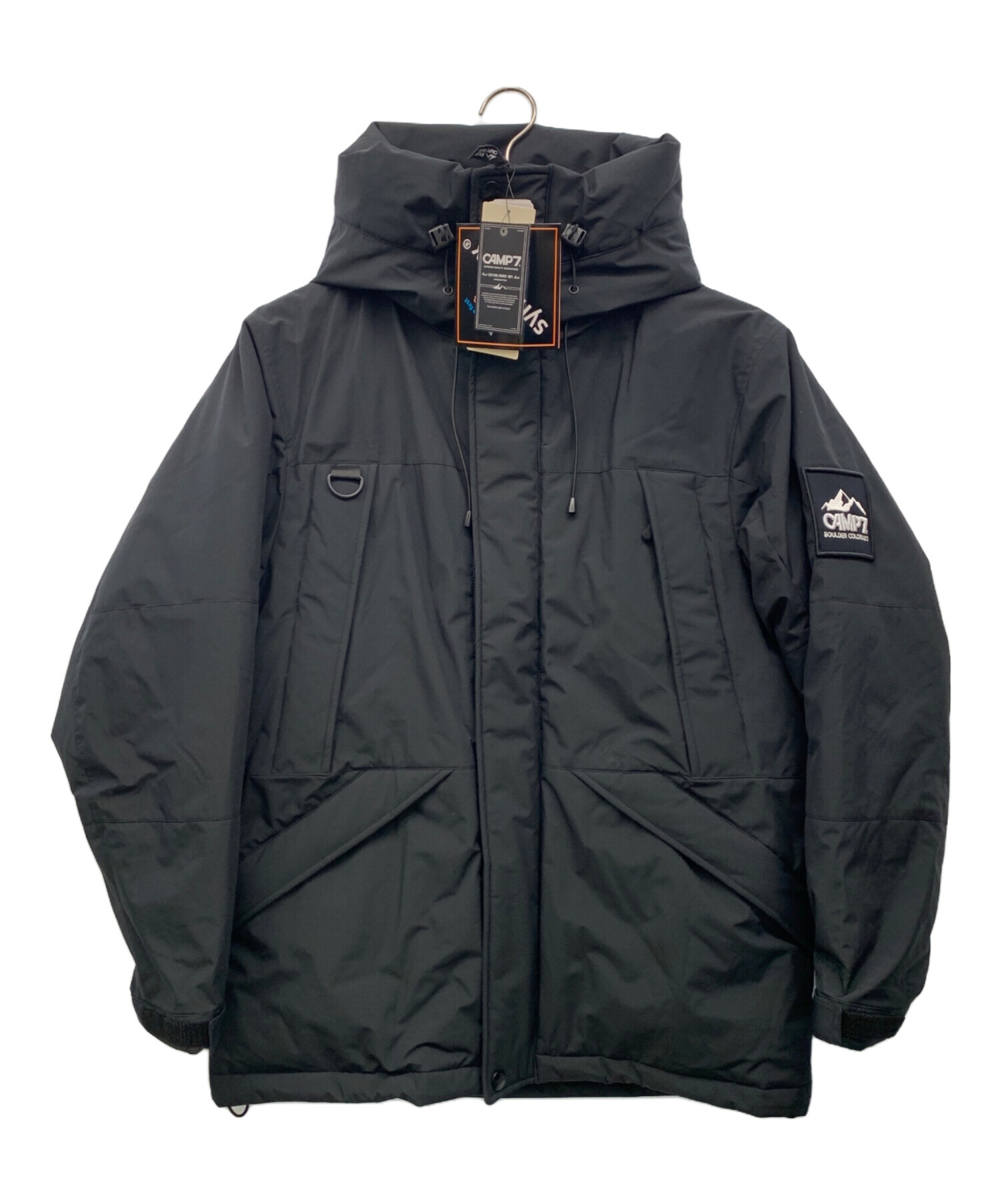 中古・古着通販】CAMP 7 (キャンプ7) SYMPATEXコンビダウン ブラック 