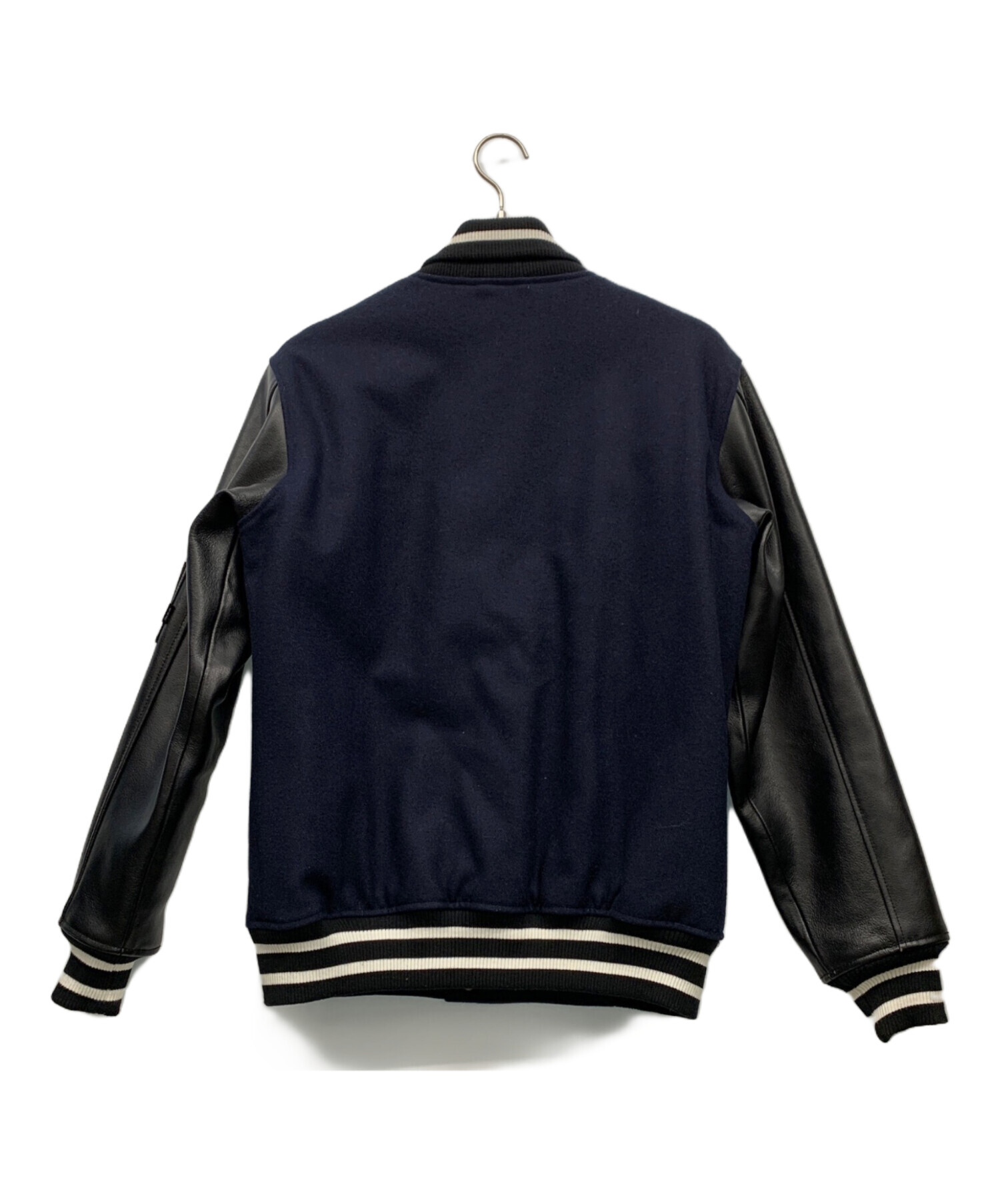 中古・古着通販】FTC (エフティーシー) スタジャン ネイビー×ブラック