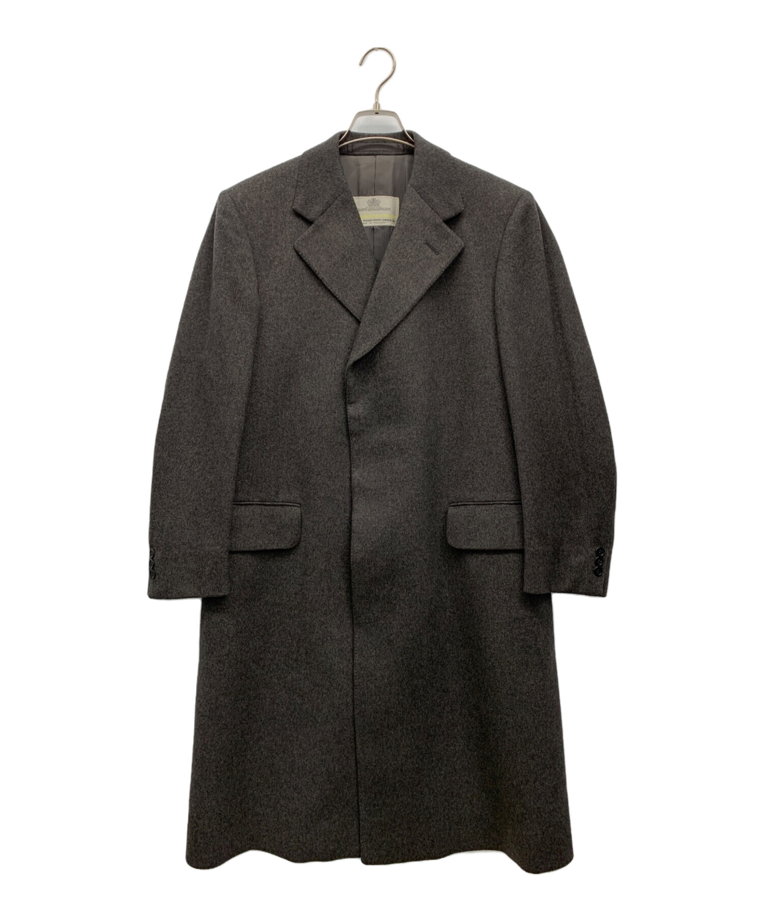 中古・古着通販】Aquascutum (アクアスキュータム) チェスターコート 