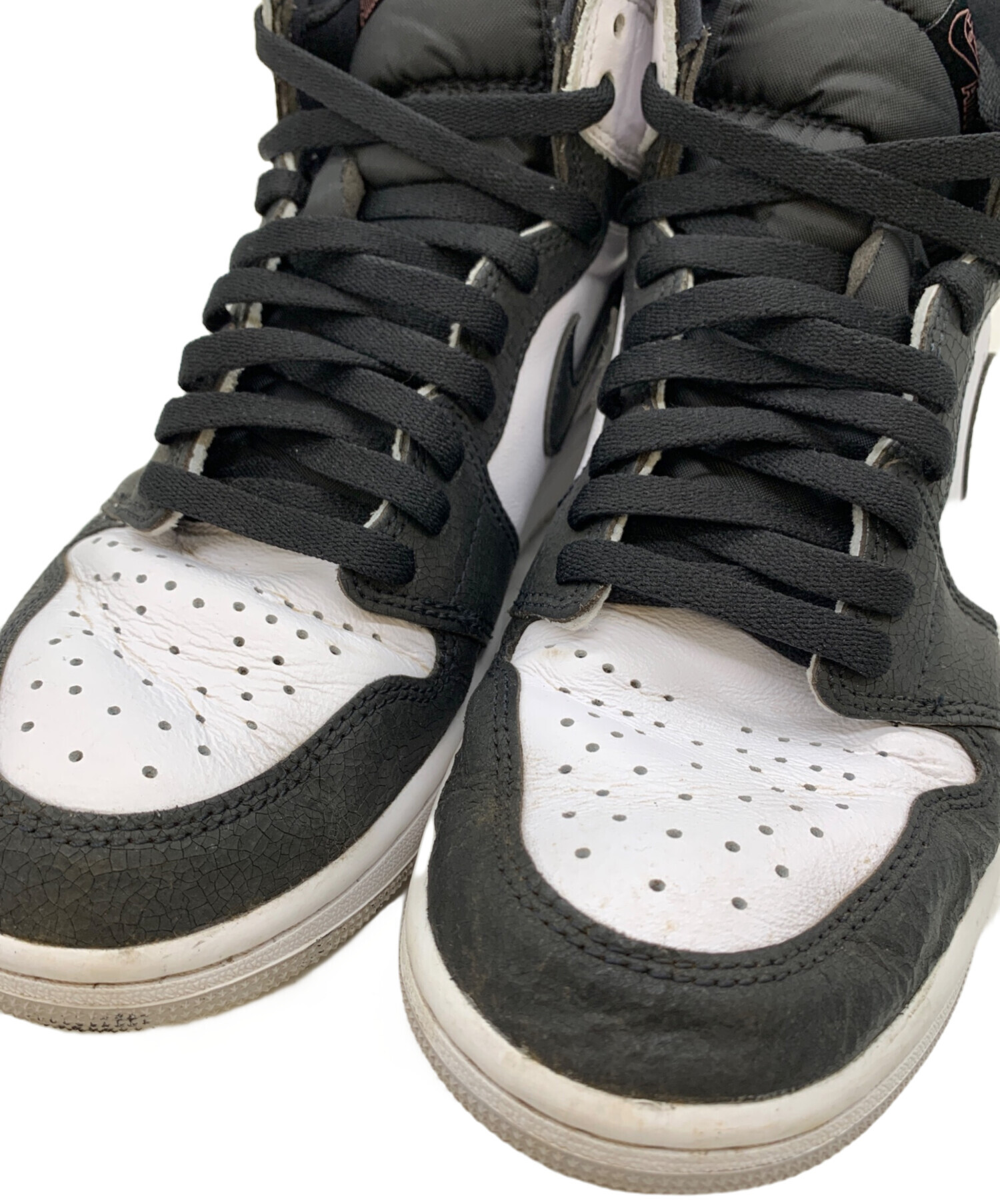 中古・古着通販】NIKE (ナイキ) ハイカットスニーカー ブラック 
