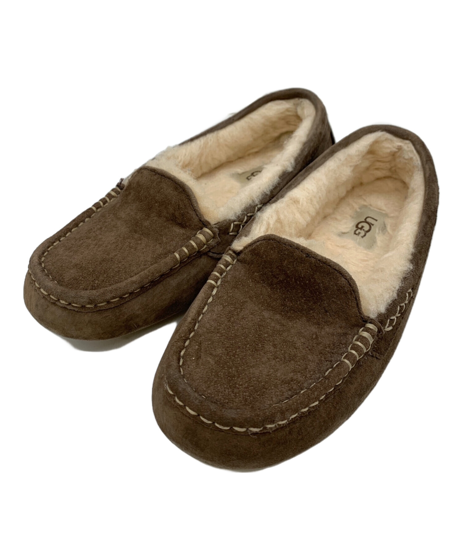 【未使用品】UGG ブラウン モカシン24cm 中古・古着通販】UGG (アグ) シューズ ブラウン サイズ:24｜ブランド