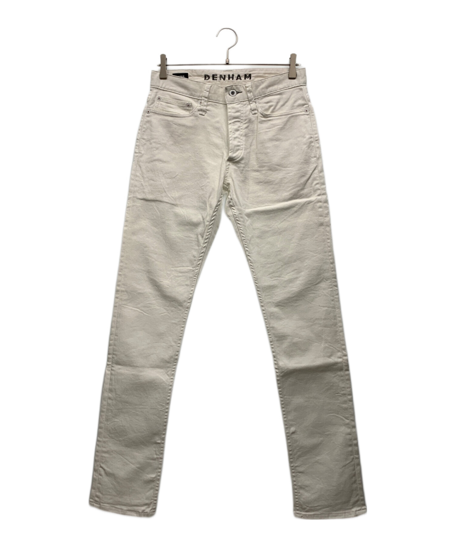 中古・古着通販】Denham (デンハム) ホワイトデニムパンツ ホワイト