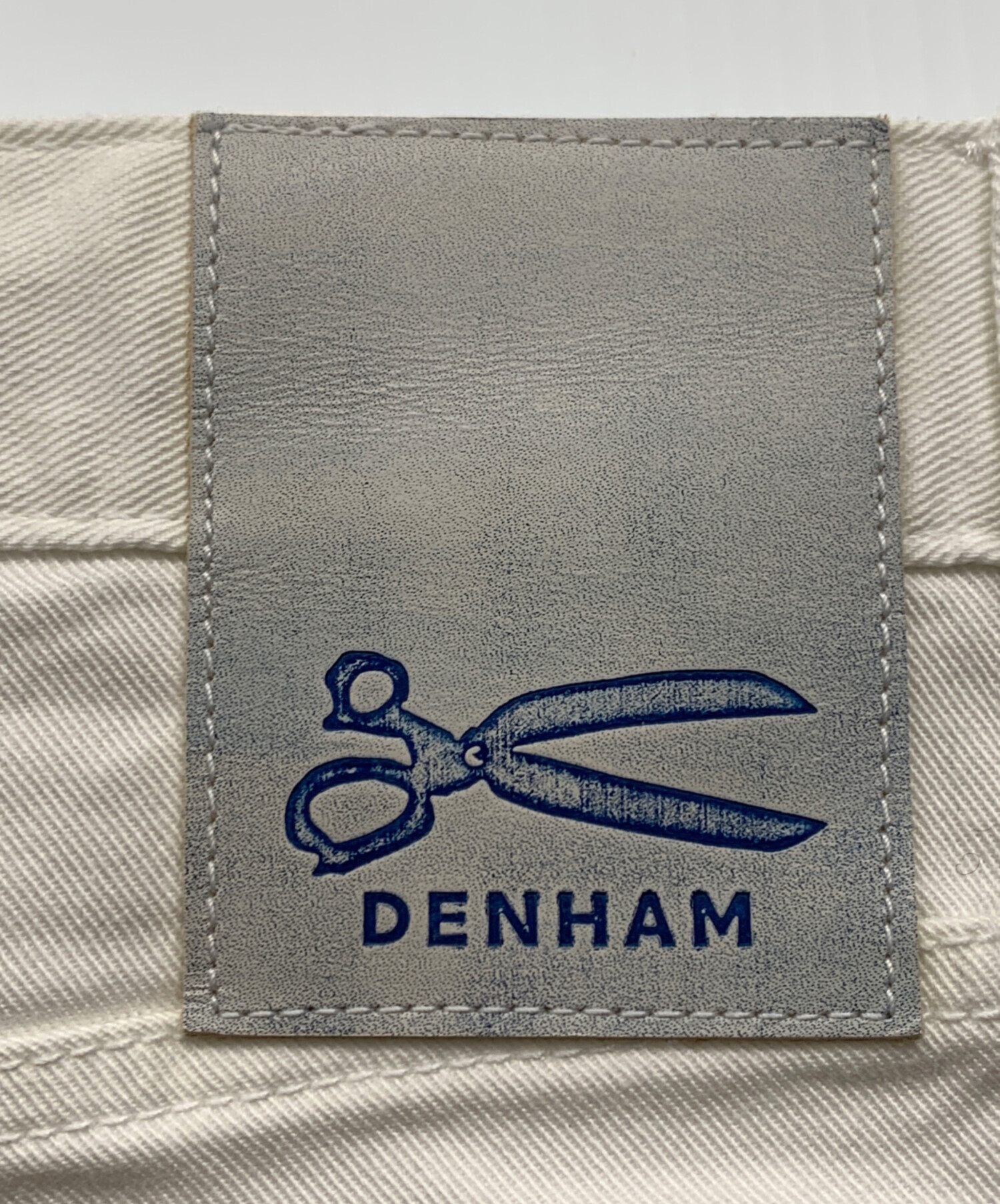 中古・古着通販】Denham (デンハム) ホワイトデニムパンツ ホワイト 