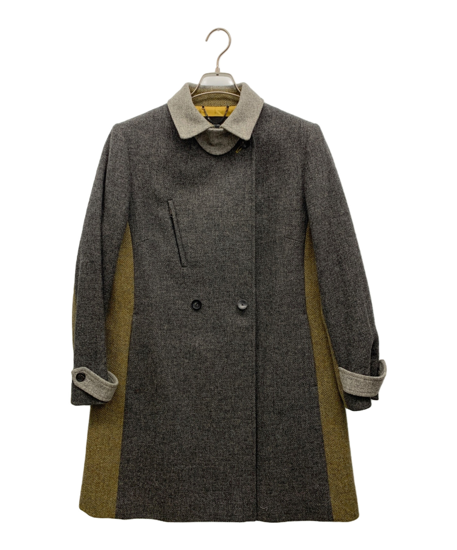 Paul Smith ウールコート ダークグレー 中古・古着通販】Paul Smith (ポールスミス) ウールコート グレー