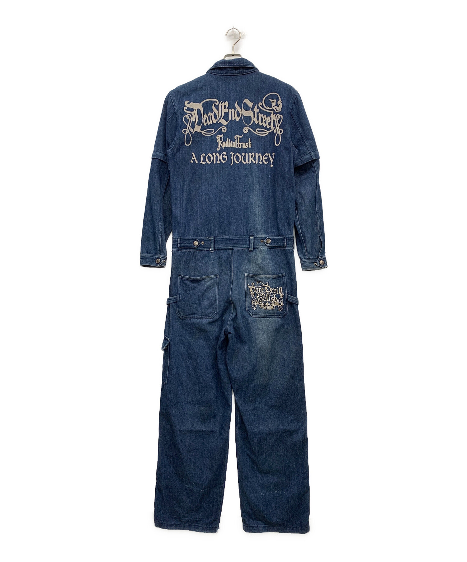 ブランド デニム つなぎ 中古・古着通販 EVISU エヴィス デニムつなぎ
