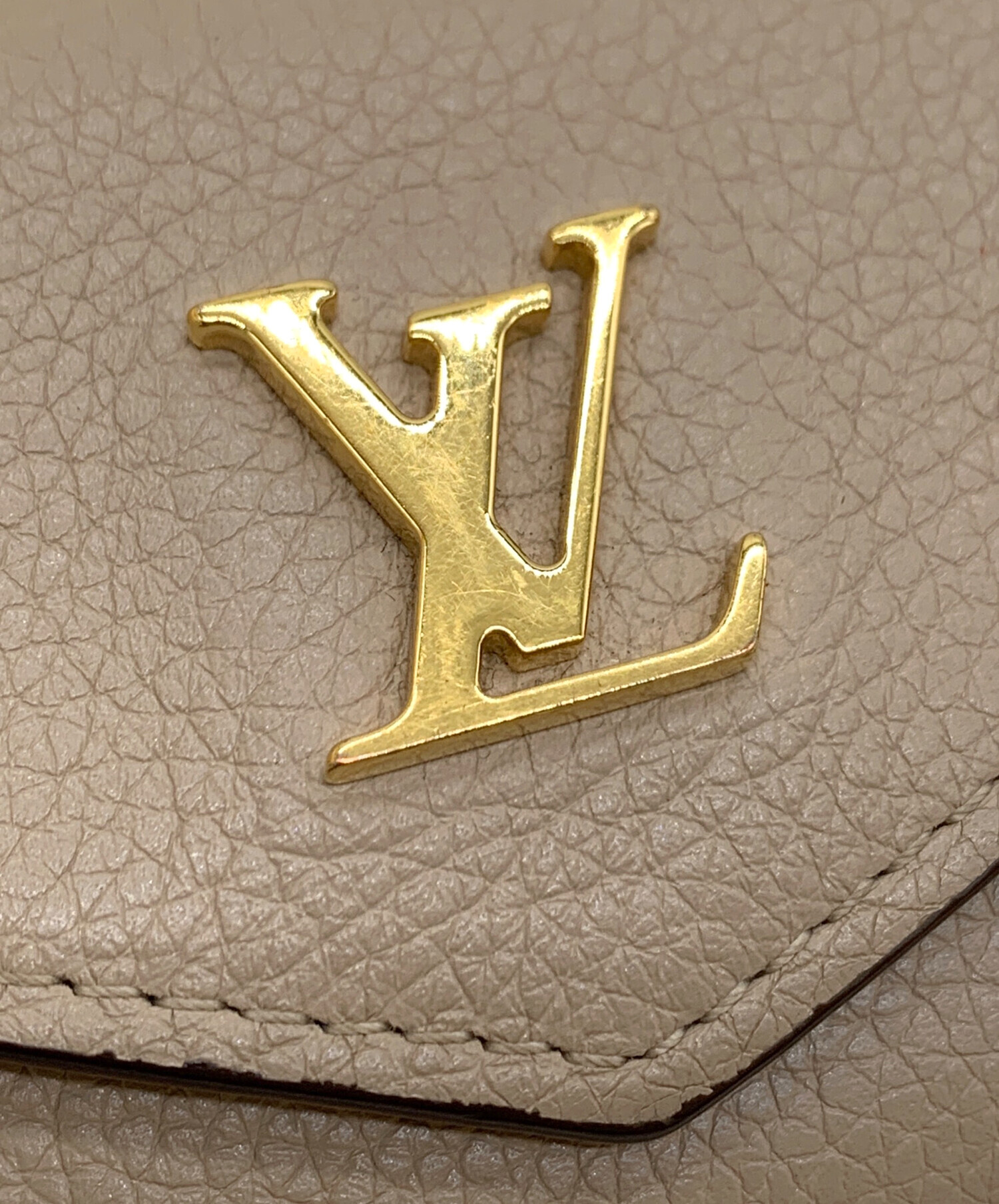 中古・古着通販】LOUIS VUITTON (ルイ ヴィトン) 3つ折り財布 ベージュ