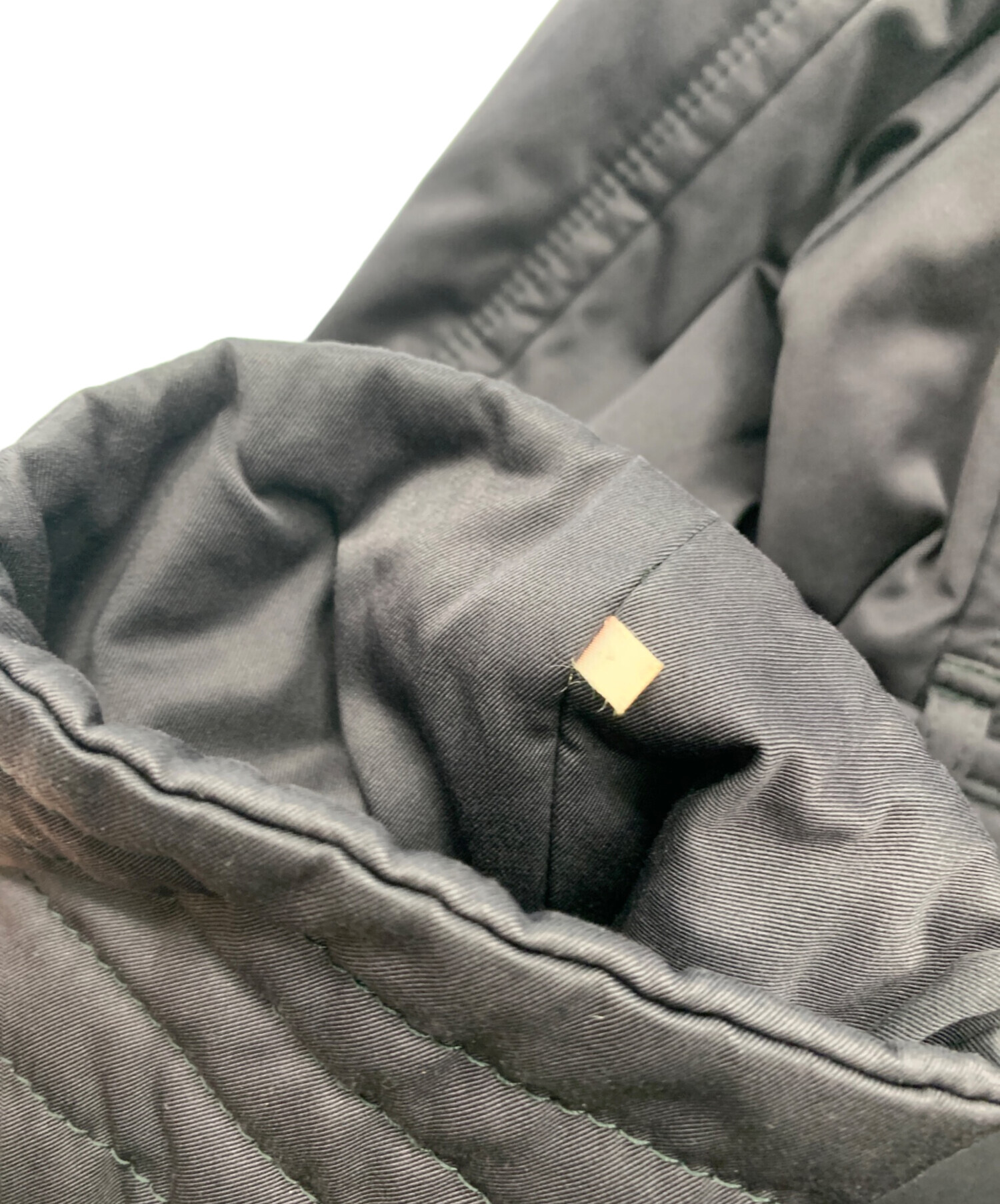 【美品 】バーバリーブルーレーベル フーデッドコート カーキ 38 綿100% BURBERRY BLUE LABEL（バーバリーブルーレーベル） コート ウール 裏地