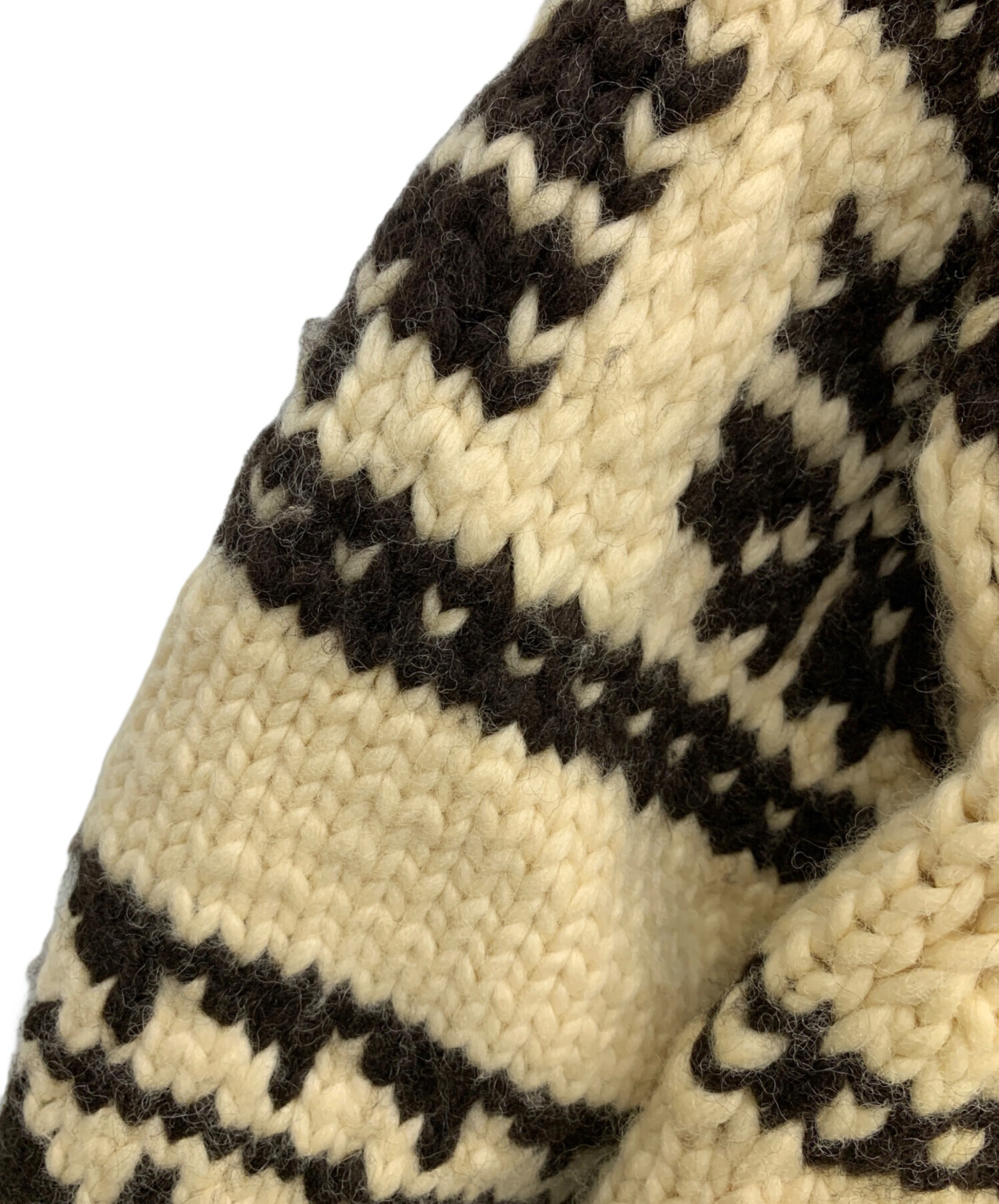 中古・古着通販】KANATA (カナタ) カウチンニットカーディガン