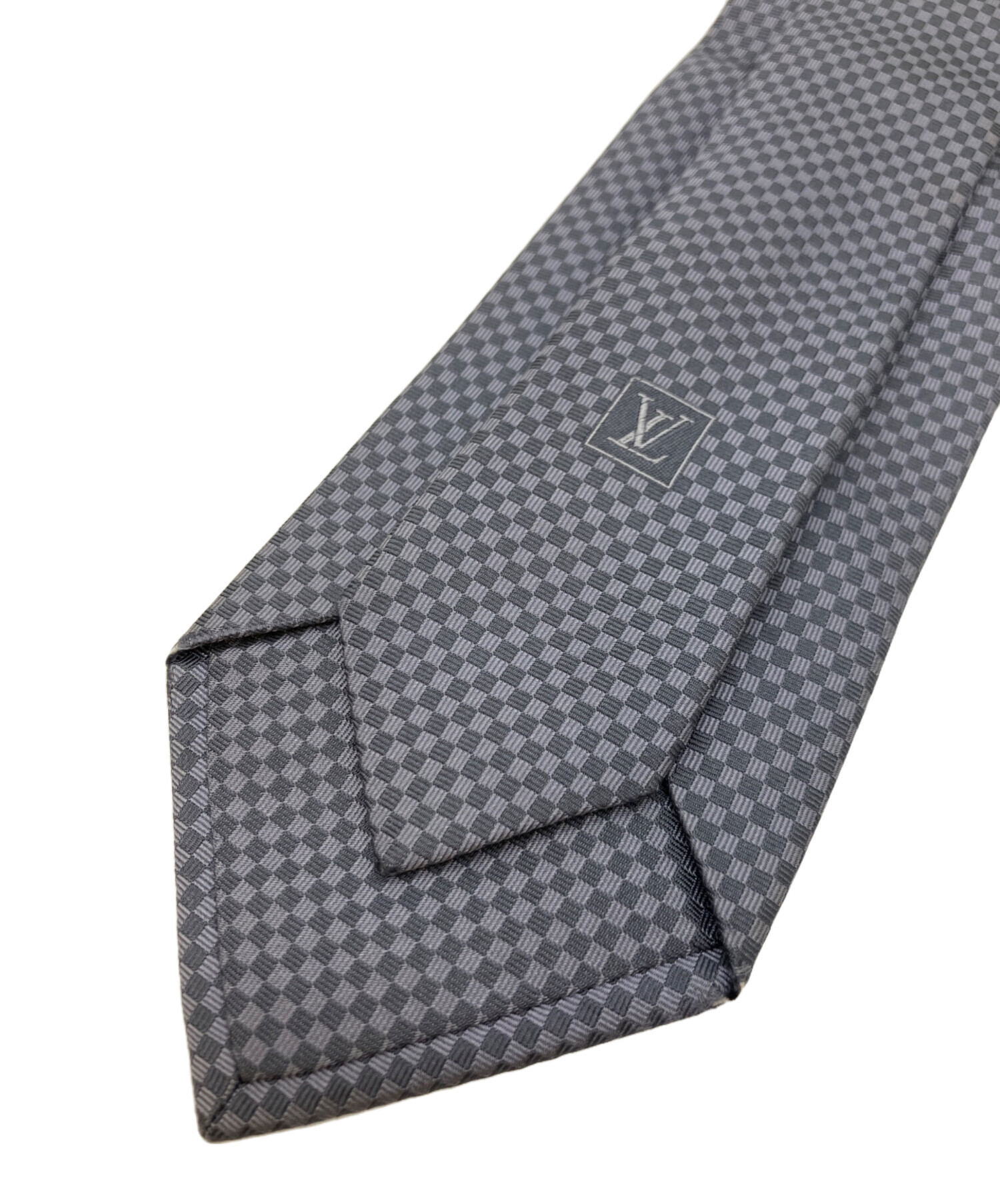 中古・古着通販】LOUIS VUITTON (ルイ ヴィトン) ネクタイ グレー