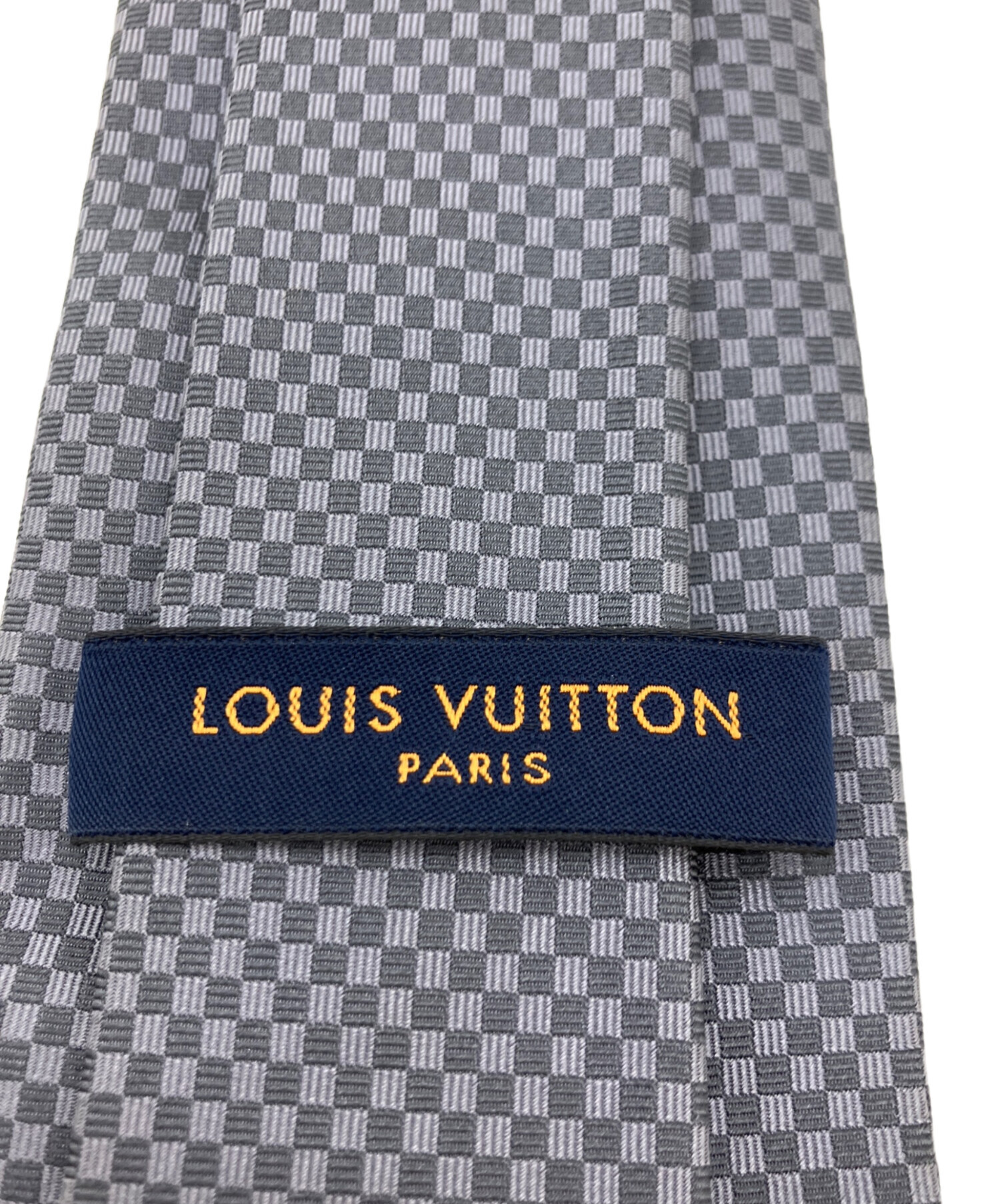 中古・古着通販】LOUIS VUITTON (ルイ ヴィトン) ネクタイ グレー