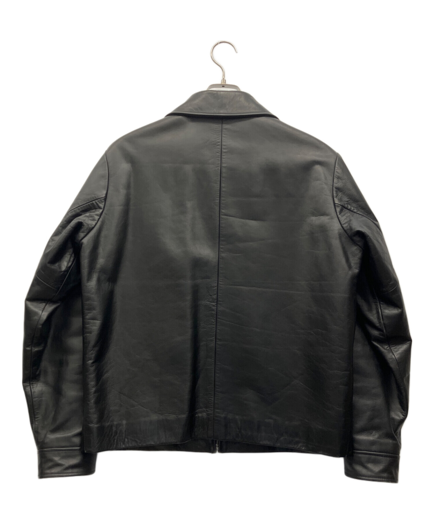 中古・古着通販】GAP (ギャップ) レザージャケット ブラック サイズ:S