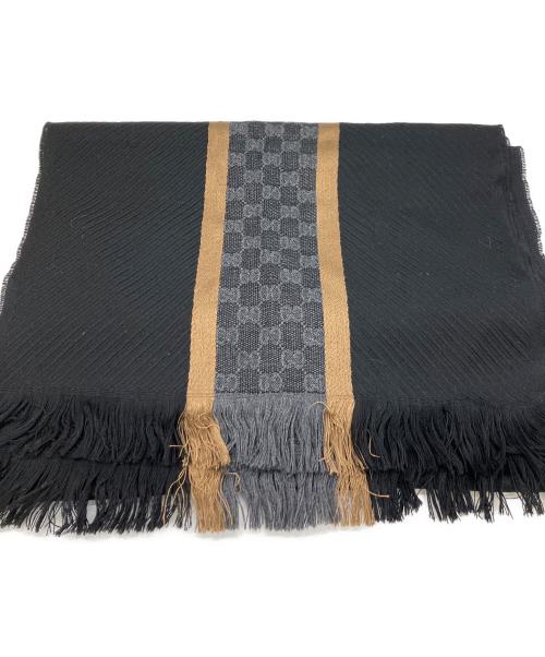 GUCCI グッチ シェリーライン ウール マフラー 170㌢ USED グッチ