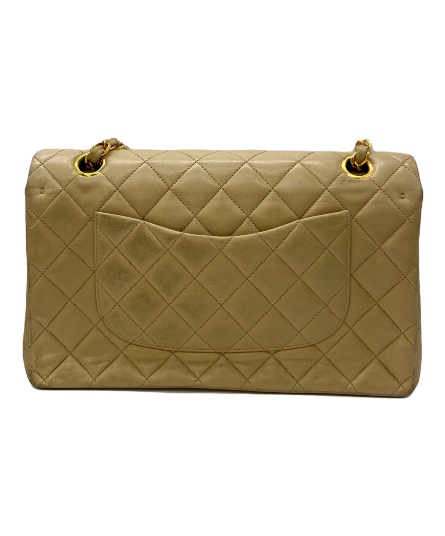 中古・古着通販】CHANEL (シャネル) ショルダーバッグ ベージュ