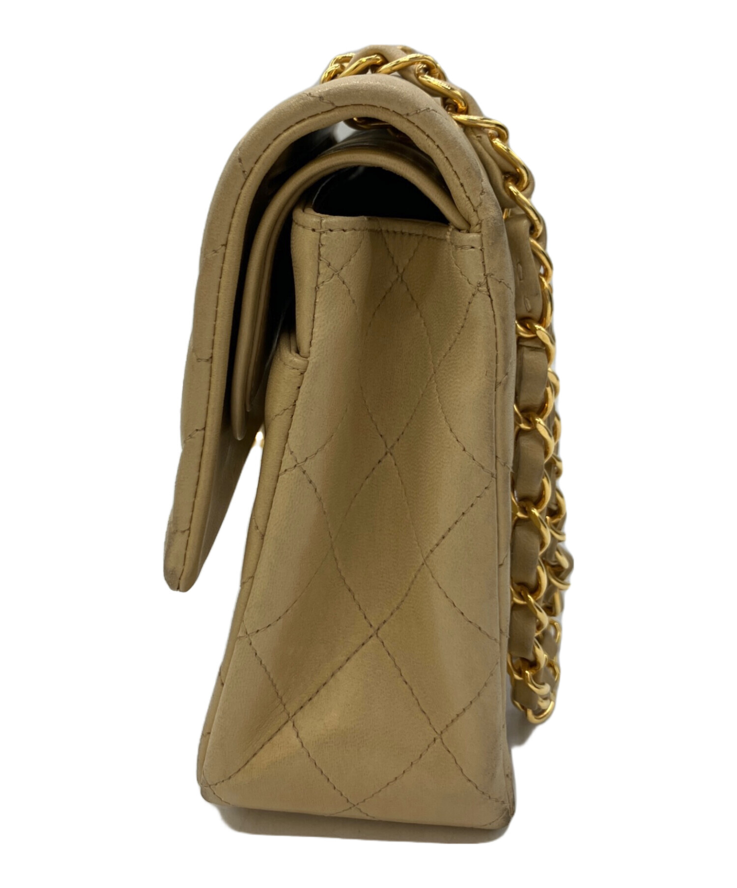 中古・古着通販】CHANEL (シャネル) ショルダーバッグ ベージュ