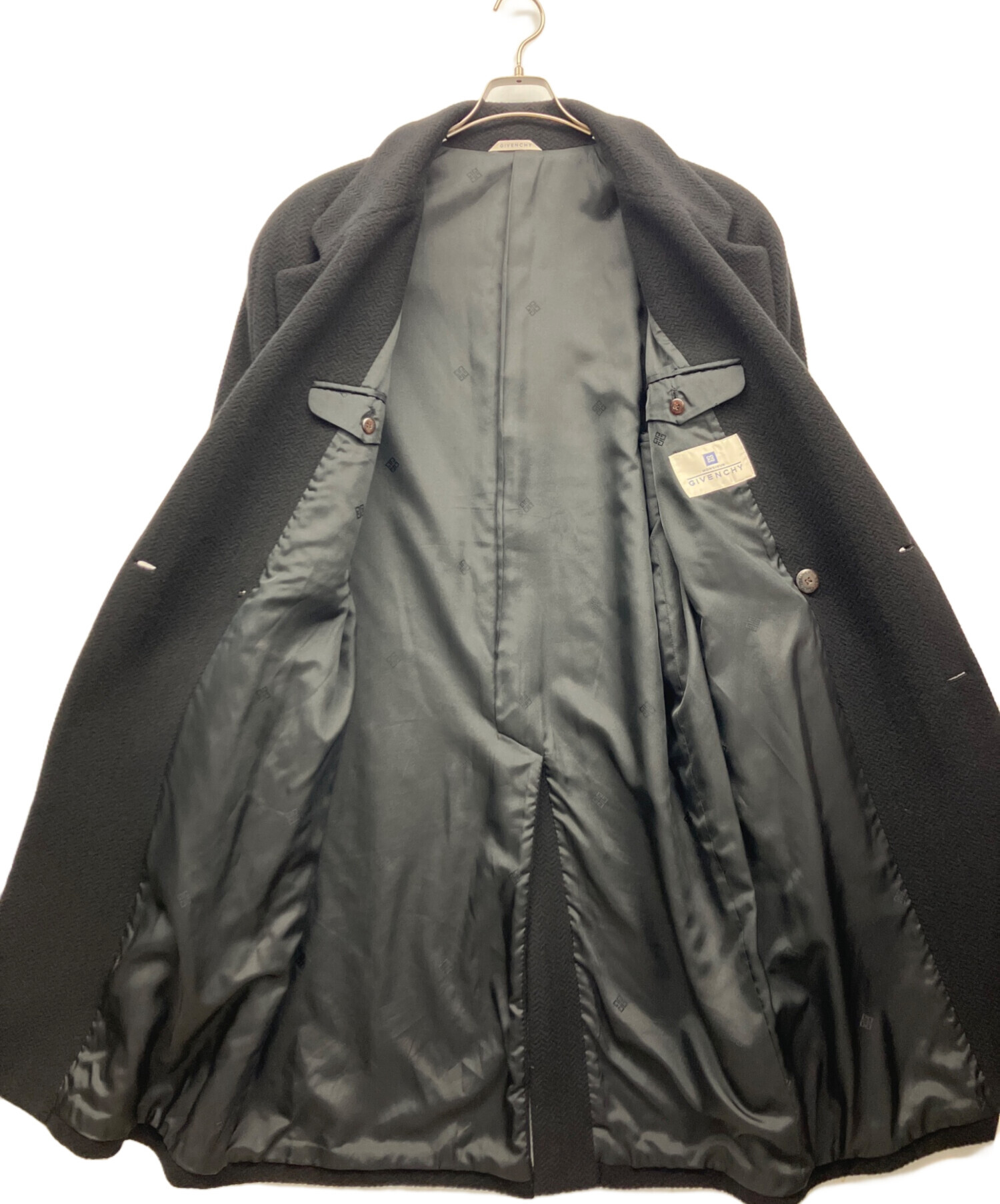 中古・古着通販】GIVENCHY (ジバンシィ) コート ブラック サイズ:S