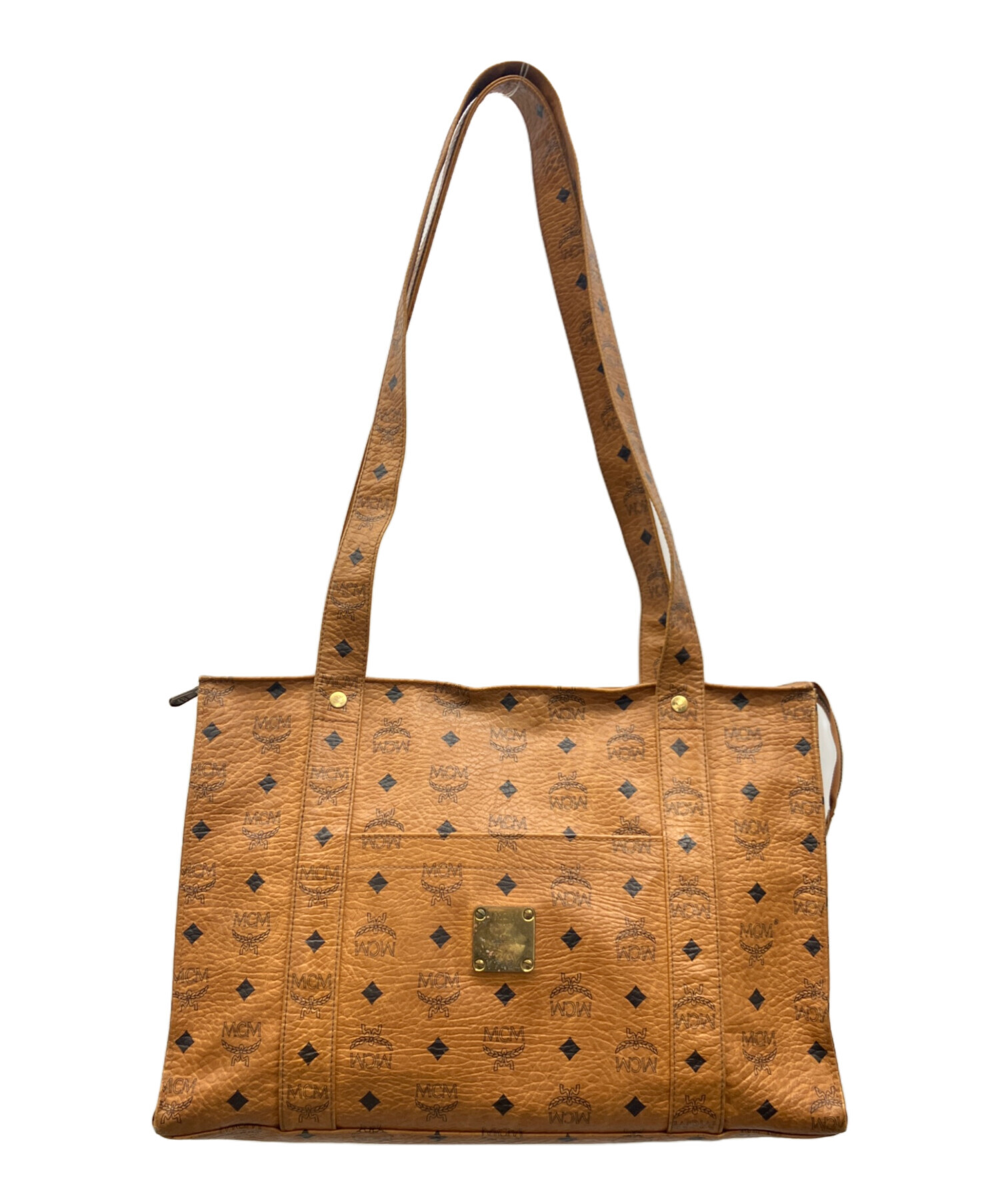 中古・古着通販】MCM (エムシーエム) トートバッグ ブラウン｜ブランド