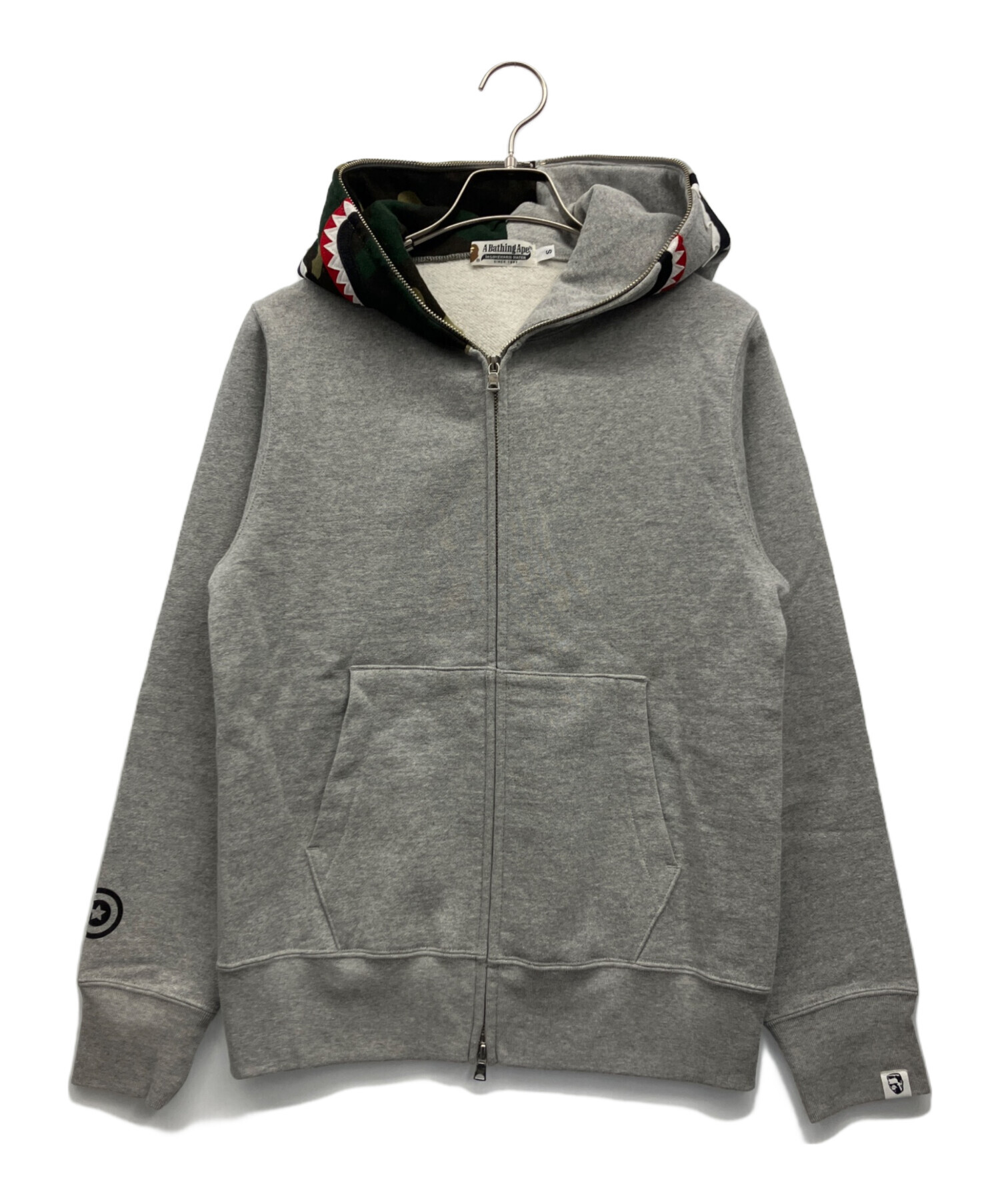 旧 A Bathing Ape シャークパーカー 正規品フルジップパーカー 中古・古着通販】A BATHING APE (ア ベイシング エイプ) シャーク