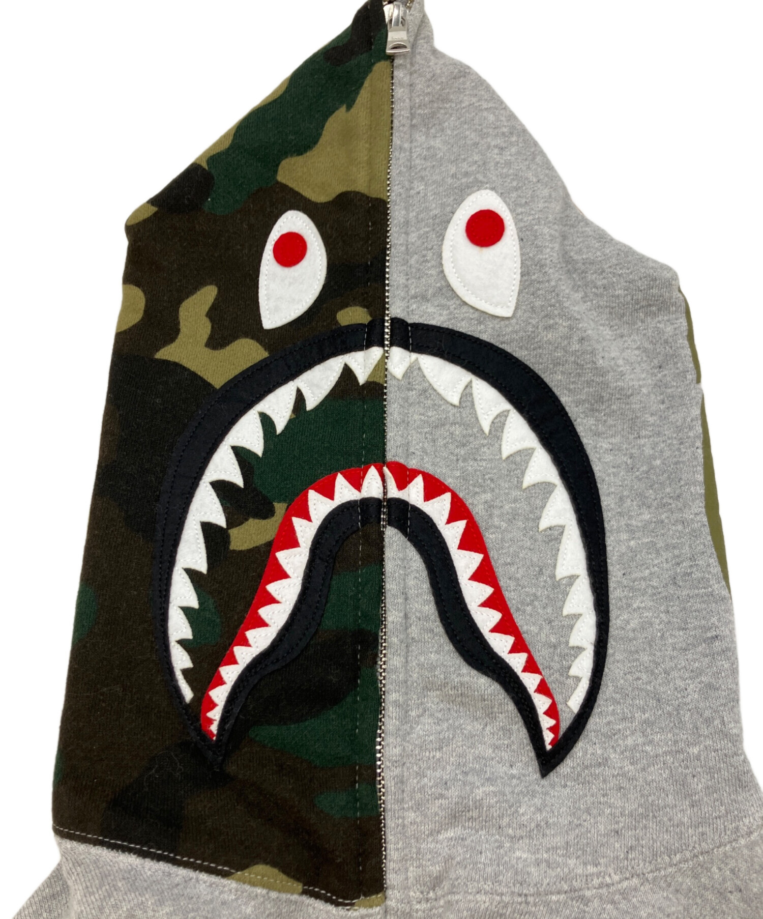 さ*ば様 レア初期　A BATHINGAPE アベイシング エイプ シャークパー A BATHING APE 1st Camo PONR Shark Full Zip Hoodie 