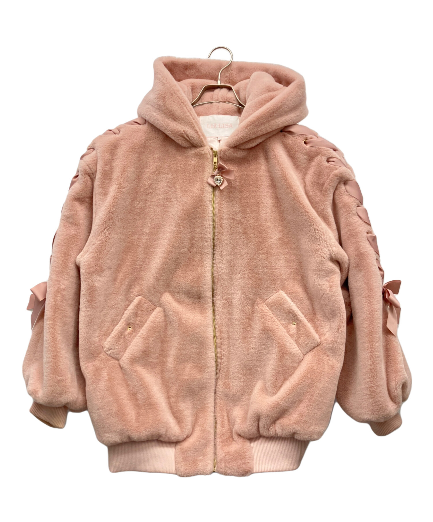 中古・古着通販】LIZ LISA (リズリサ) うさみみフードファーブルゾン