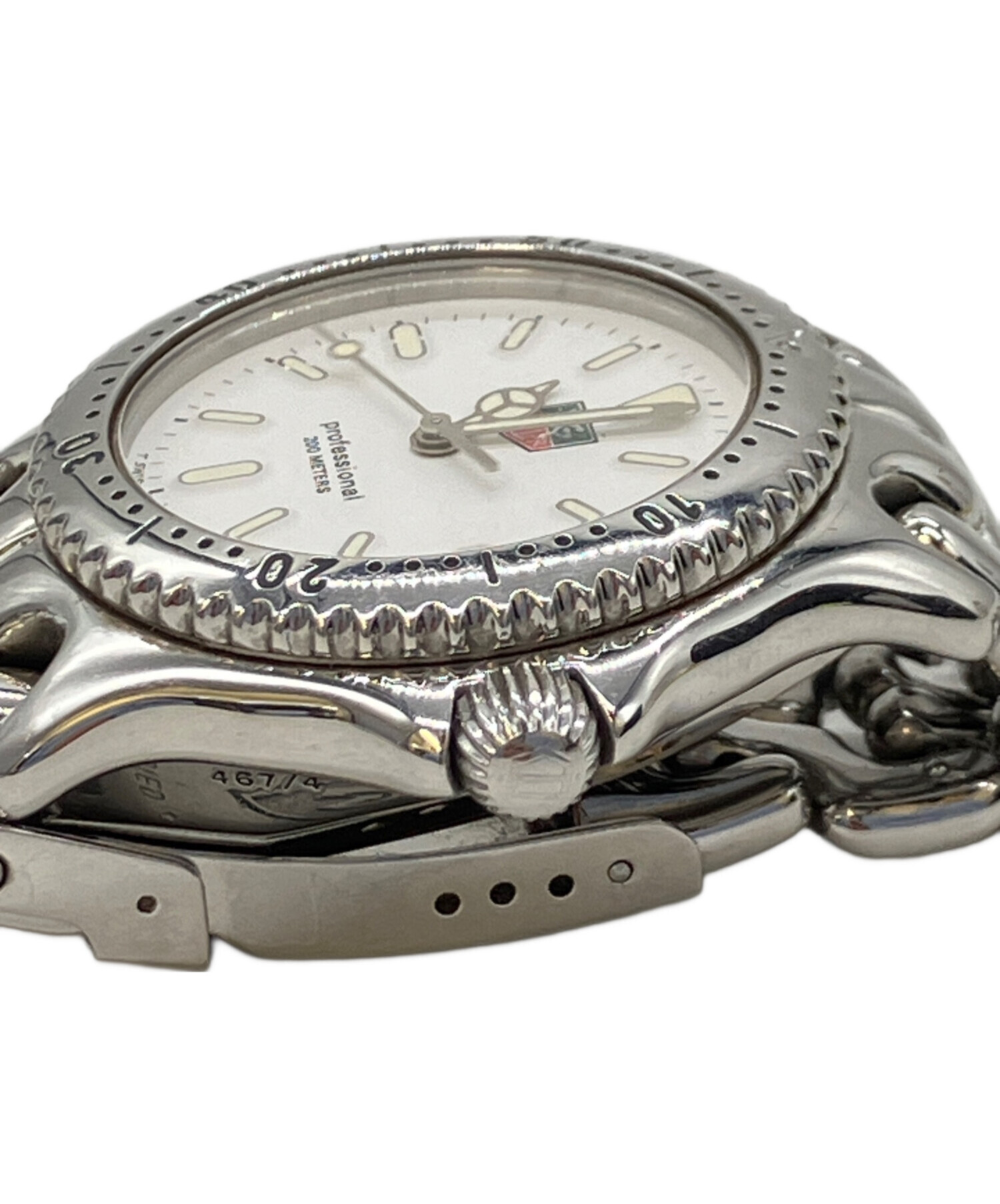 中古・古着通販】TAG HEUER (タグホイヤー) 腕時計 ホワイト｜ブランド