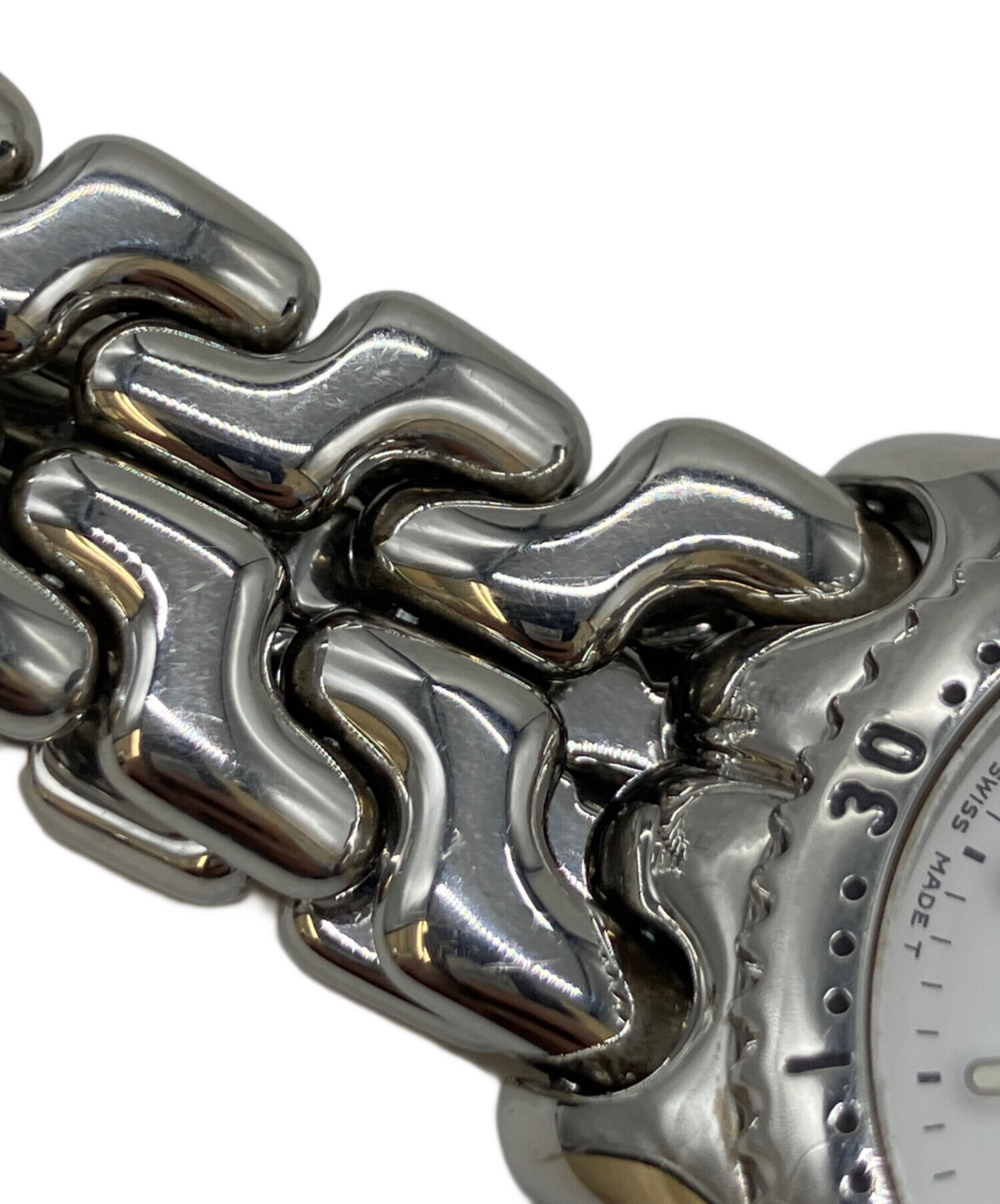 中古・古着通販】TAG HEUER (タグホイヤー) 腕時計 ホワイト｜ブランド