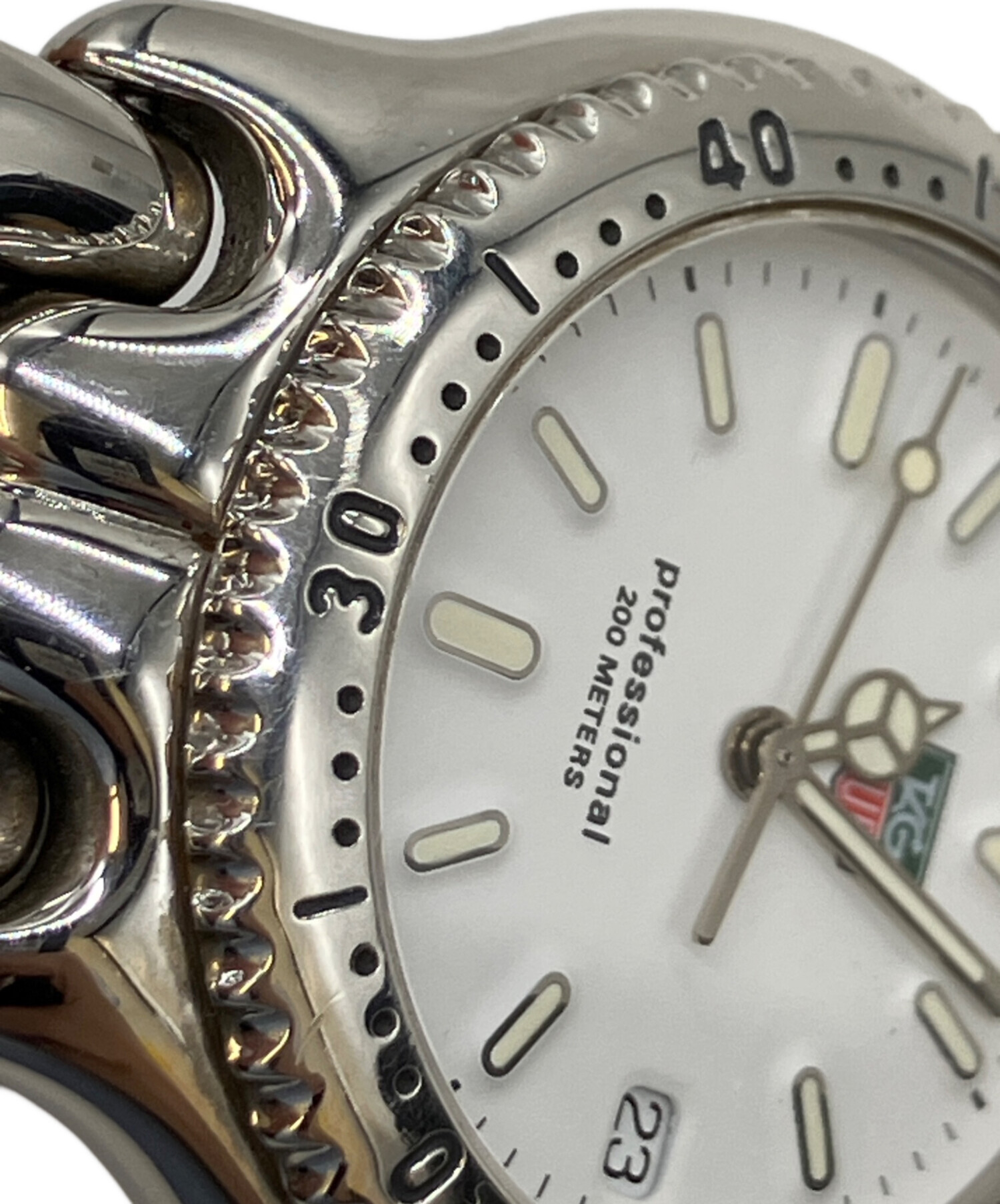 中古・古着通販】TAG HEUER (タグホイヤー) 腕時計 ホワイト｜ブランド