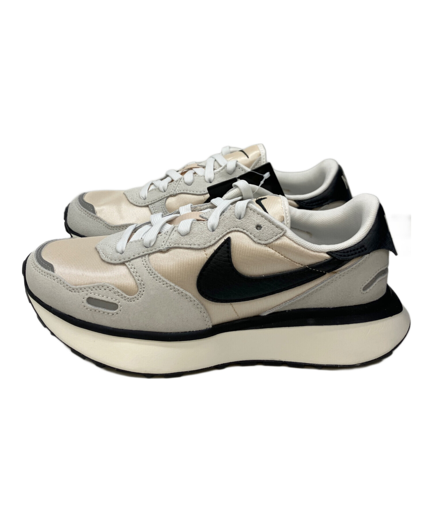 中古・古着通販】NIKE (ナイキ) スニーカー ベージュ×ブラック サイズ 