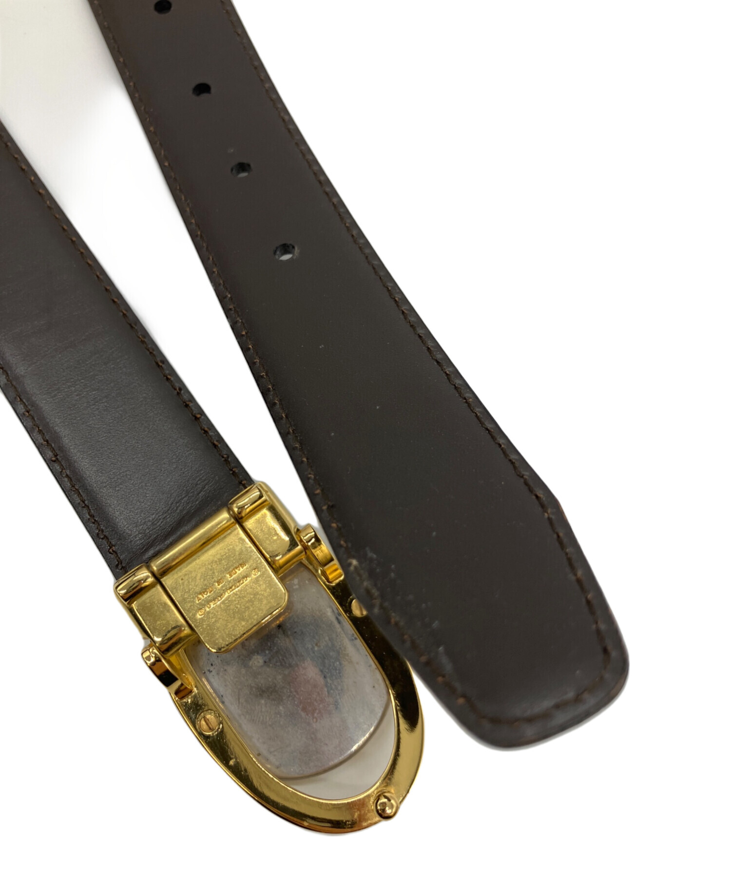 ハンティングワールド ベルト 中古・古着通販】HUNTING WORLD (ハンティングワールド) レザーベルト