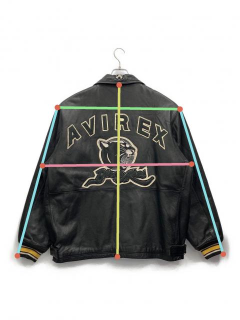 中古・古着通販】AVIREX (アヴィレックス) レザージャケット ブラック