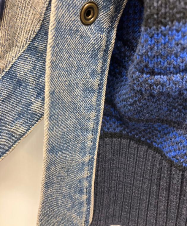 中古・古着通販】DIESEL (ディーゼル) ニットデニムジャケット