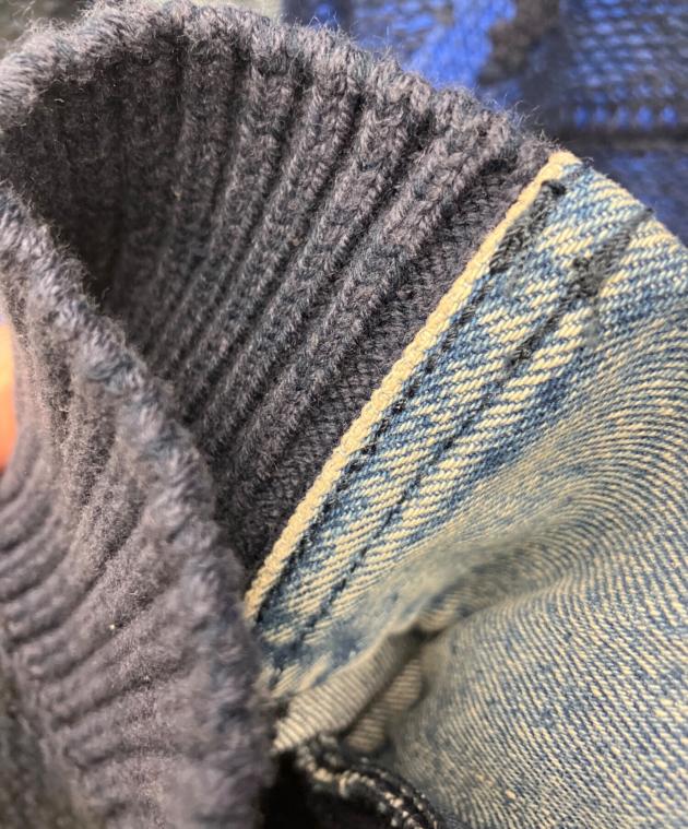 中古・古着通販】DIESEL (ディーゼル) ニットデニムジャケット