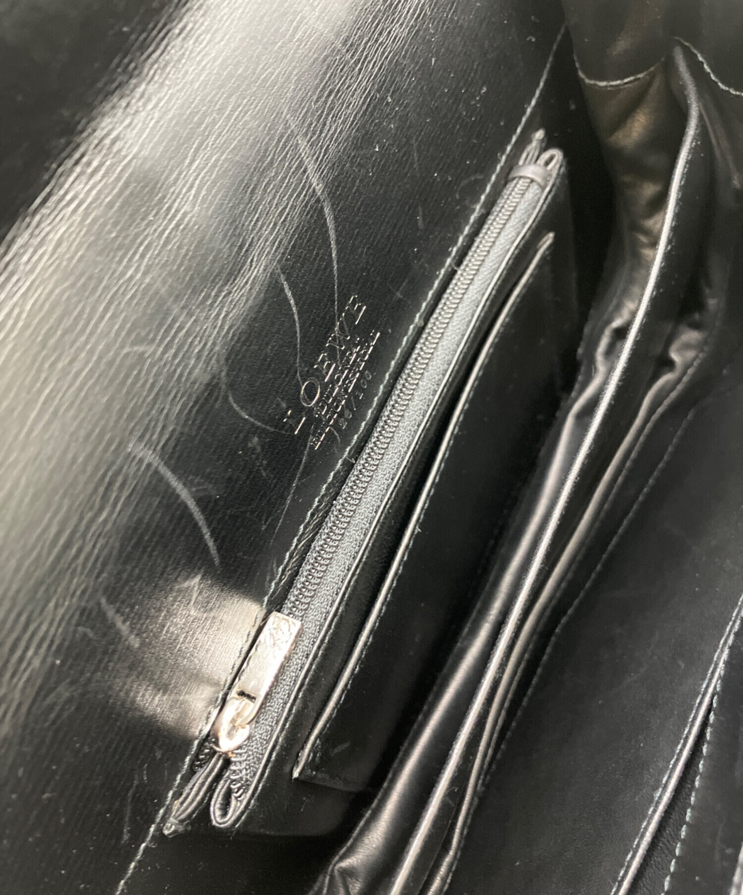 中古・古着通販】LOEWE (ロエベ) ワンショルダーバッグ ブラック