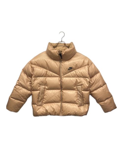 中古・古着通販】NIKE (ナイキ) ダウンジャケット ベージュ サイズ:L