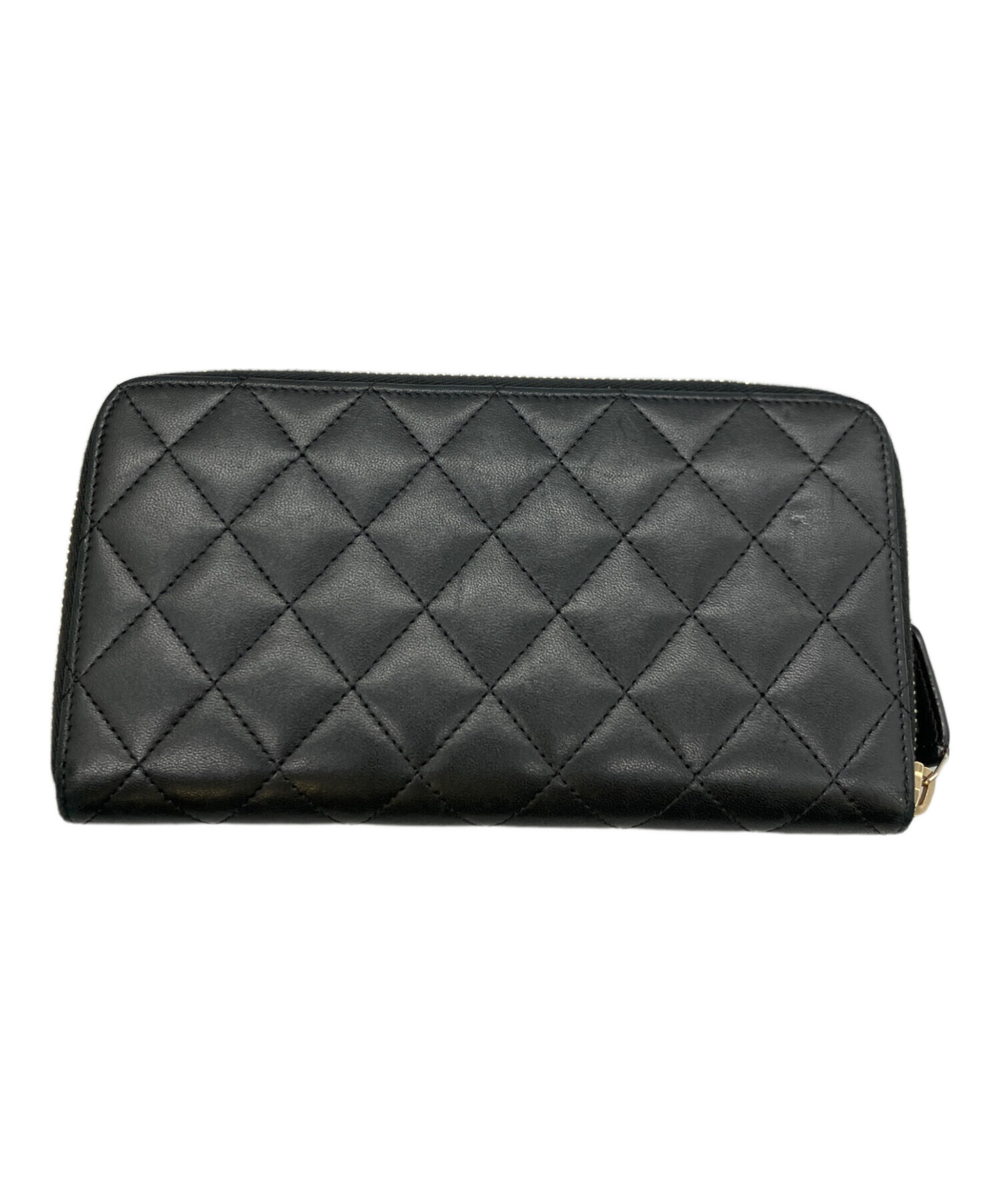 CHANEL シャネル ラグジュアリーライン ラウンドファスナー 長財布 中古・古着通販】CHANEL (シャネル) ラウンドファスナー長財布