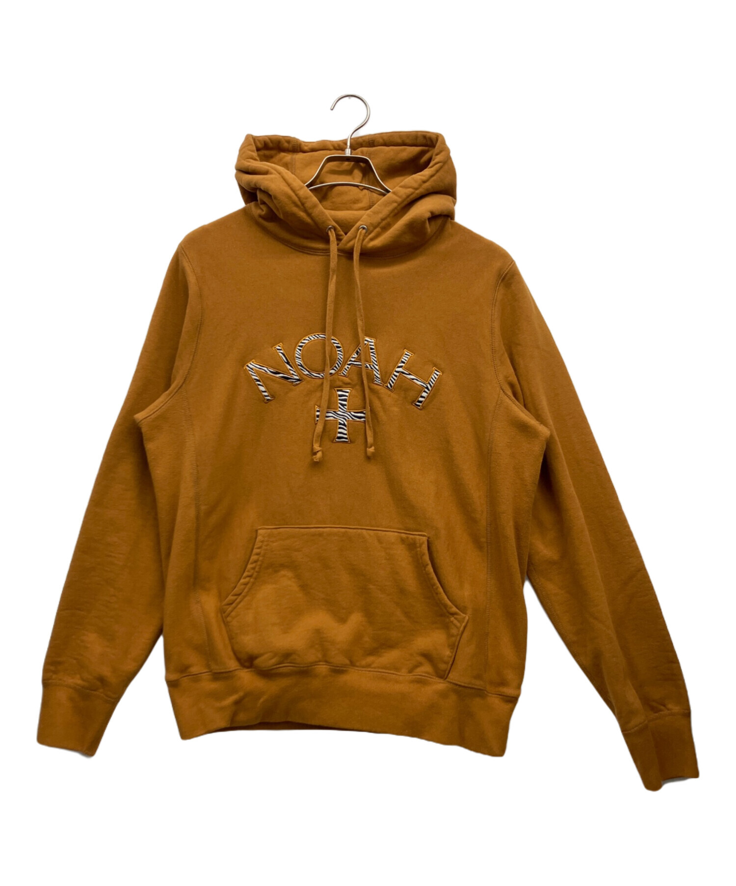 NOAH ジップパーカー サイズS ブラウン 中古・古着通販】Noah (ノア) プルオーバーパーカー ブラウン サイズ:M