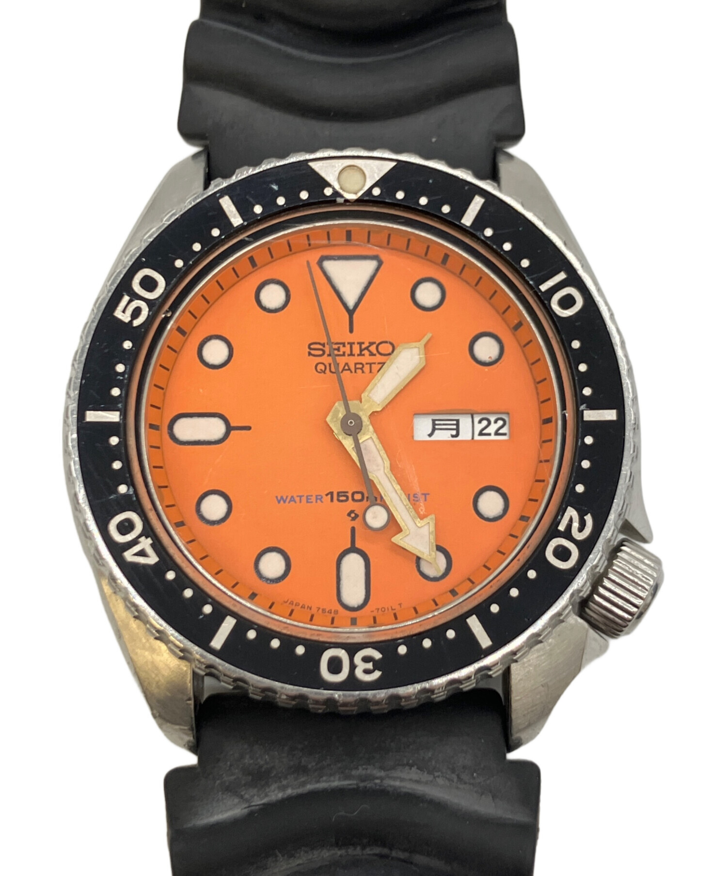 中古・古着通販】SEIKO (セイコー) 腕時計 オレンジ｜ブランド・古着 