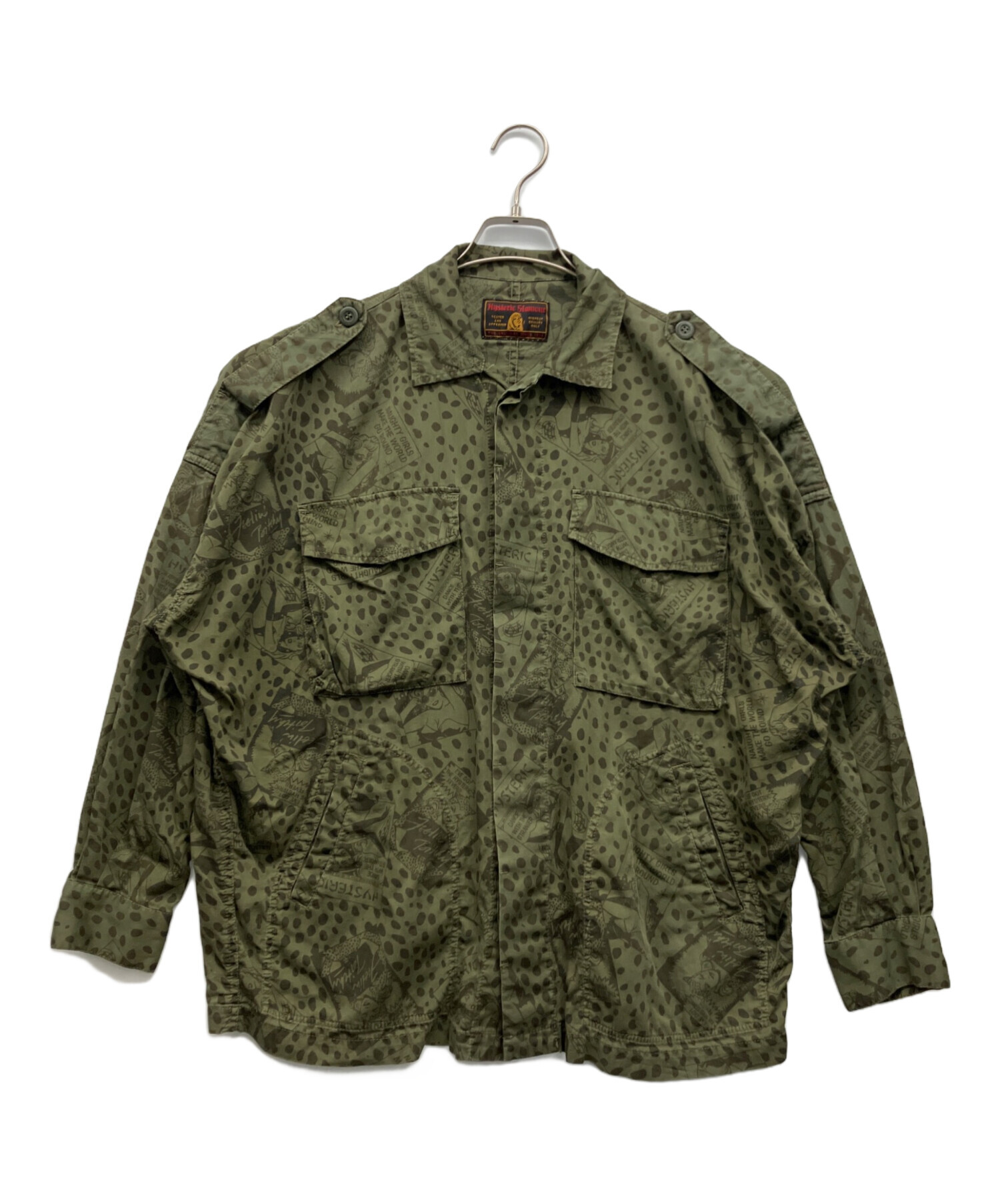 ★新品、未使用！大人気HYSTERIC GLAMOUR ミリタリーワークシャツ 中古・古着通販】Hysteric Glamour (ヒステリックグラマー) ミリタリー