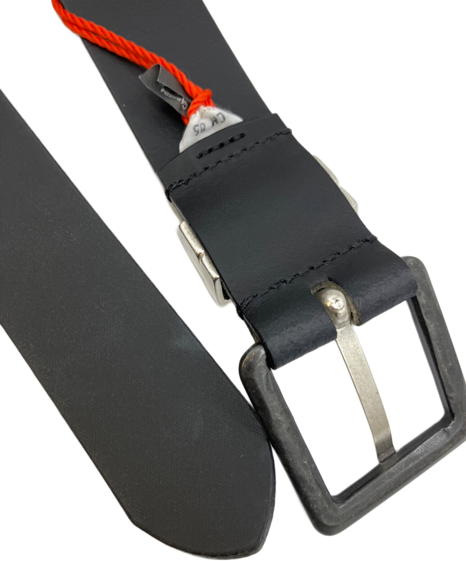 中古・古着通販】DIESEL (ディーゼル) レザーベルト ブラック