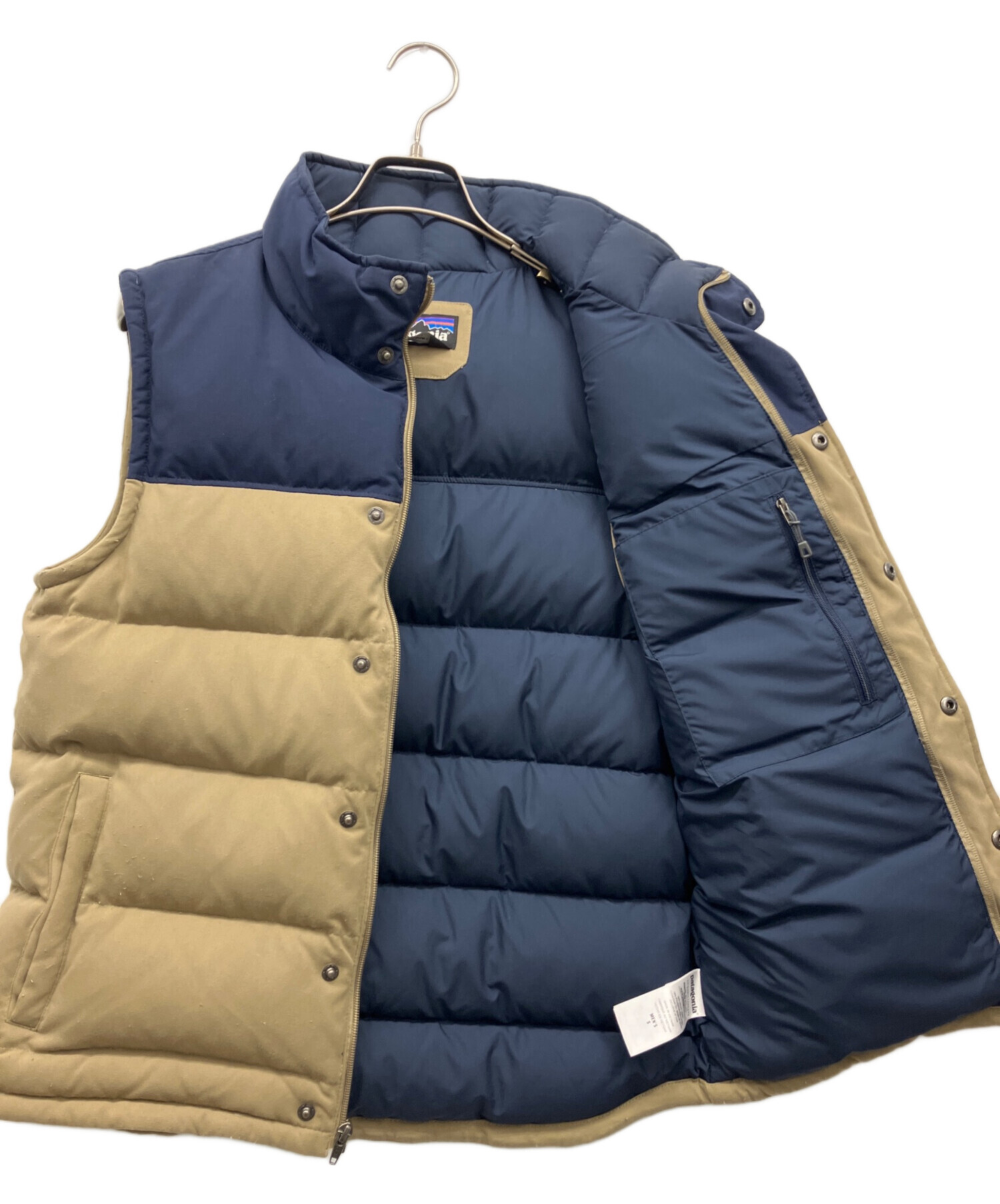 中古・古着通販】Patagonia (パタゴニア) ダウンベスト ネイビー 