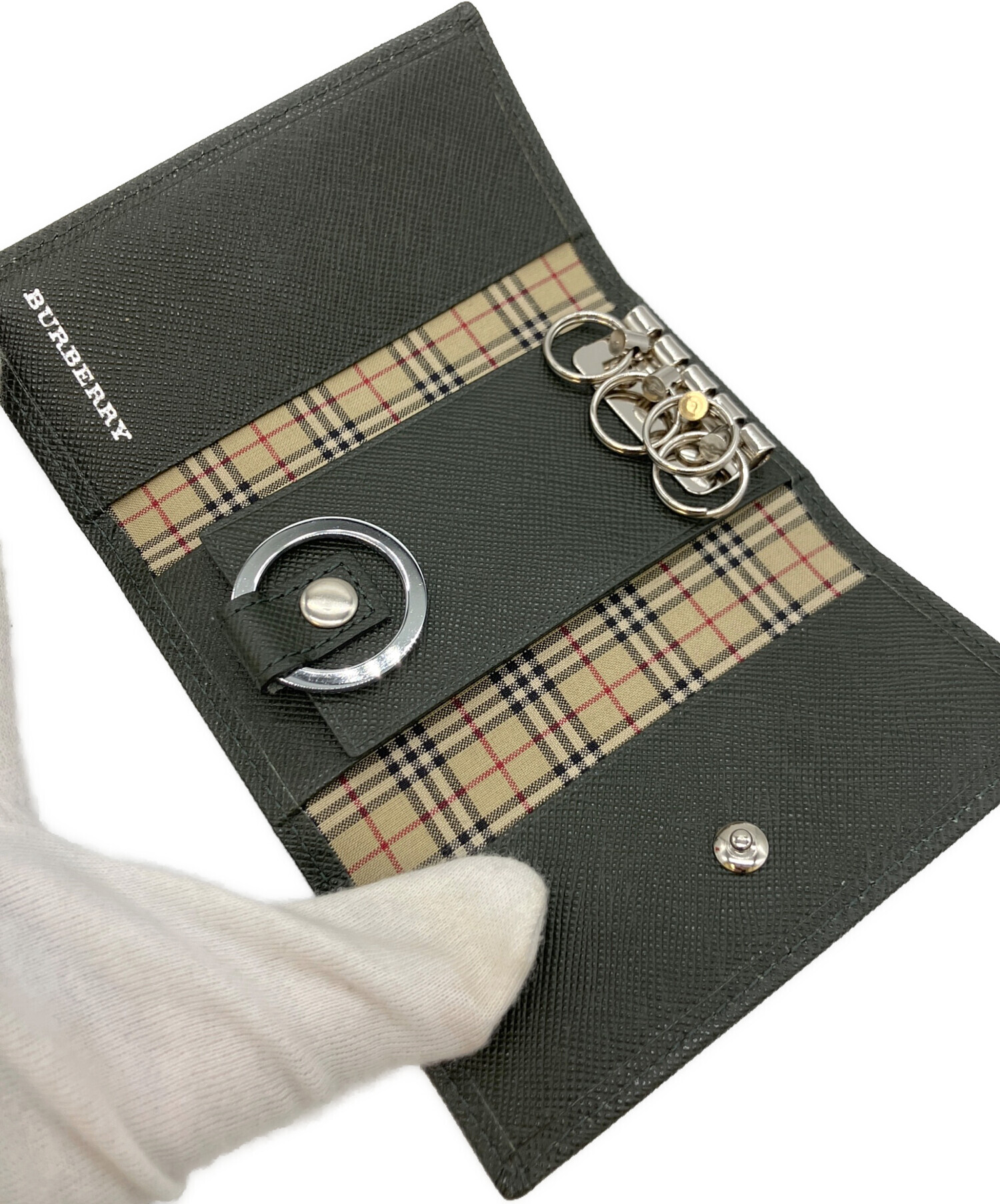 中古・古着通販】BURBERRY (バーバリー) キーケース 未使用品